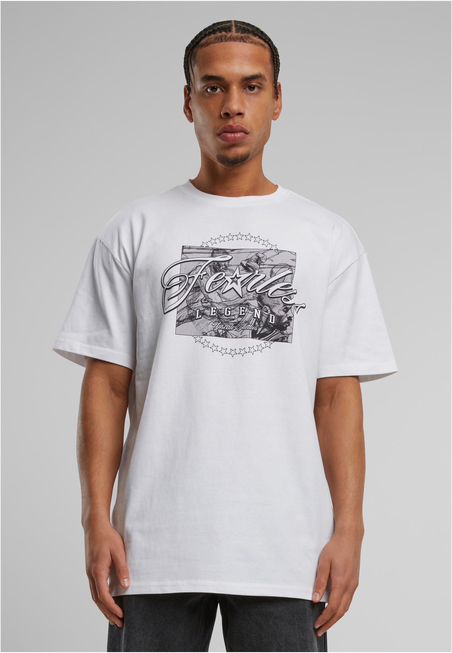 Men's T-shirt Fearless Legend White