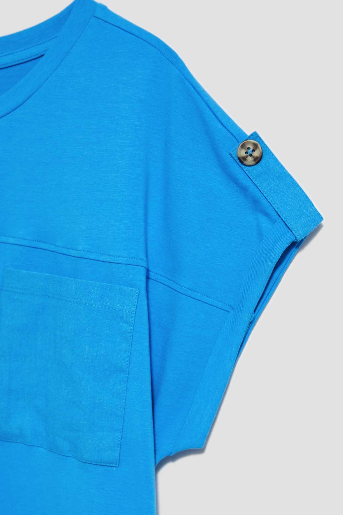 WOMEN'S T-SHIRT L-TS-4086 FRESH BLUE