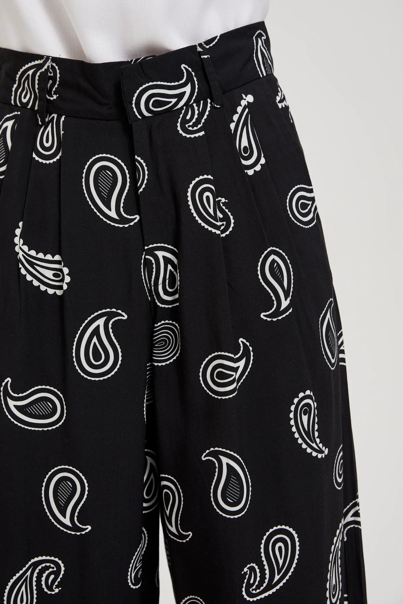 Women's summer trousers MOODO - black