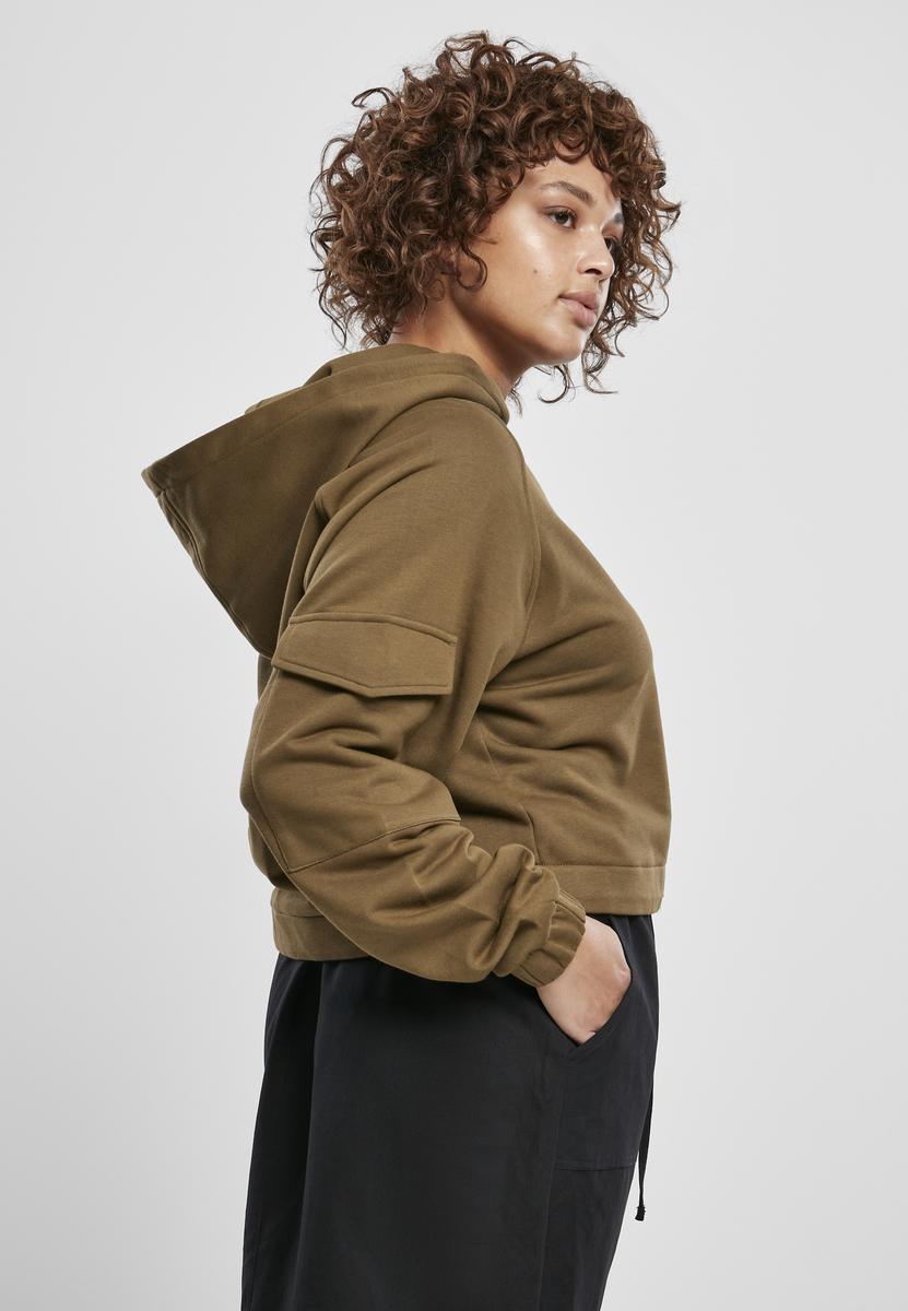 Doamnelor scurt lucrător Hoody Summerolive