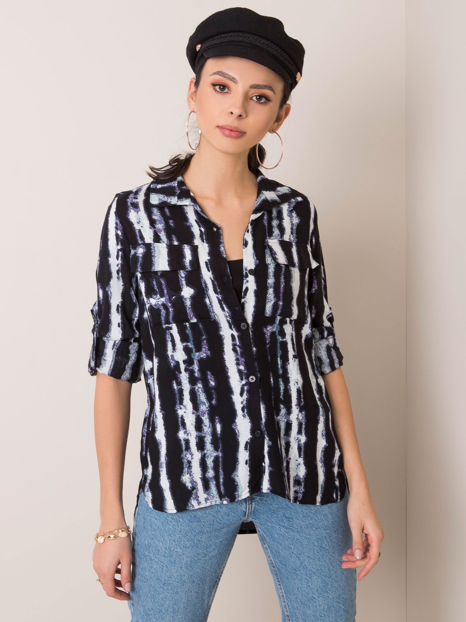 RUE PARIS Black And White Shirt By Blackout