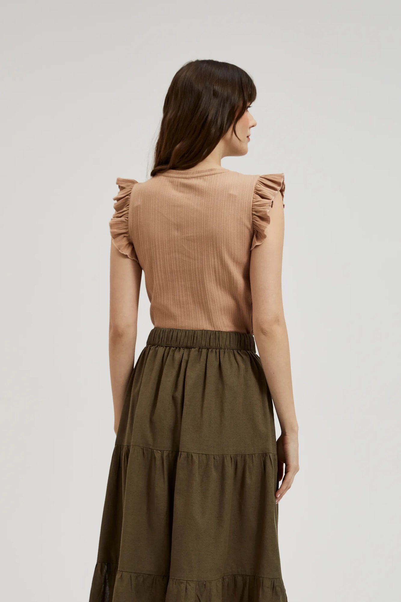 Women's blouse MOODO - dark beige