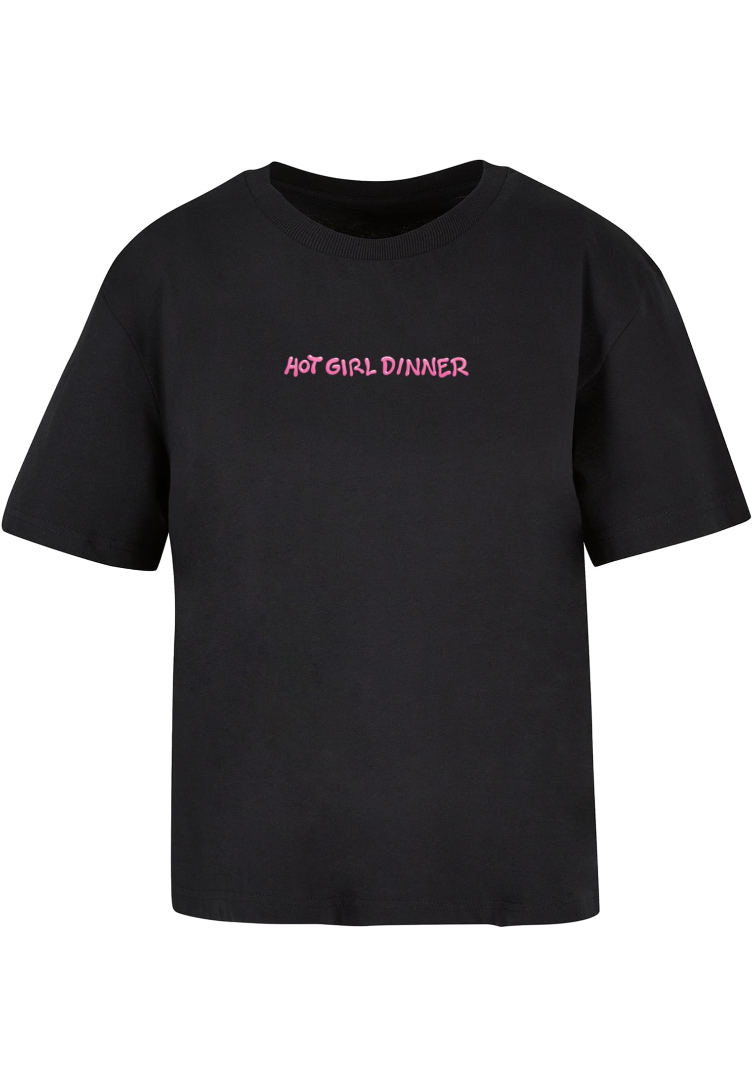 Dámské tričko Hot Girl Dinner černé