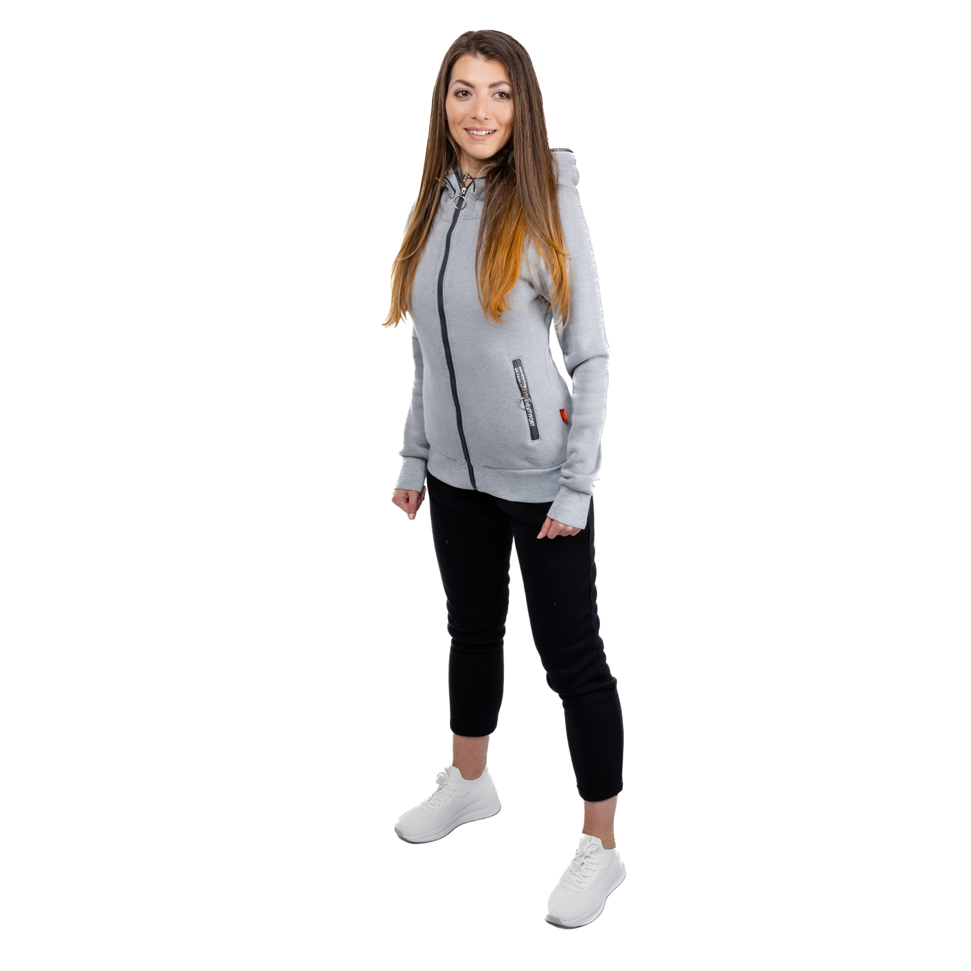 Women&#039;s tracksuit GLANO - light gray