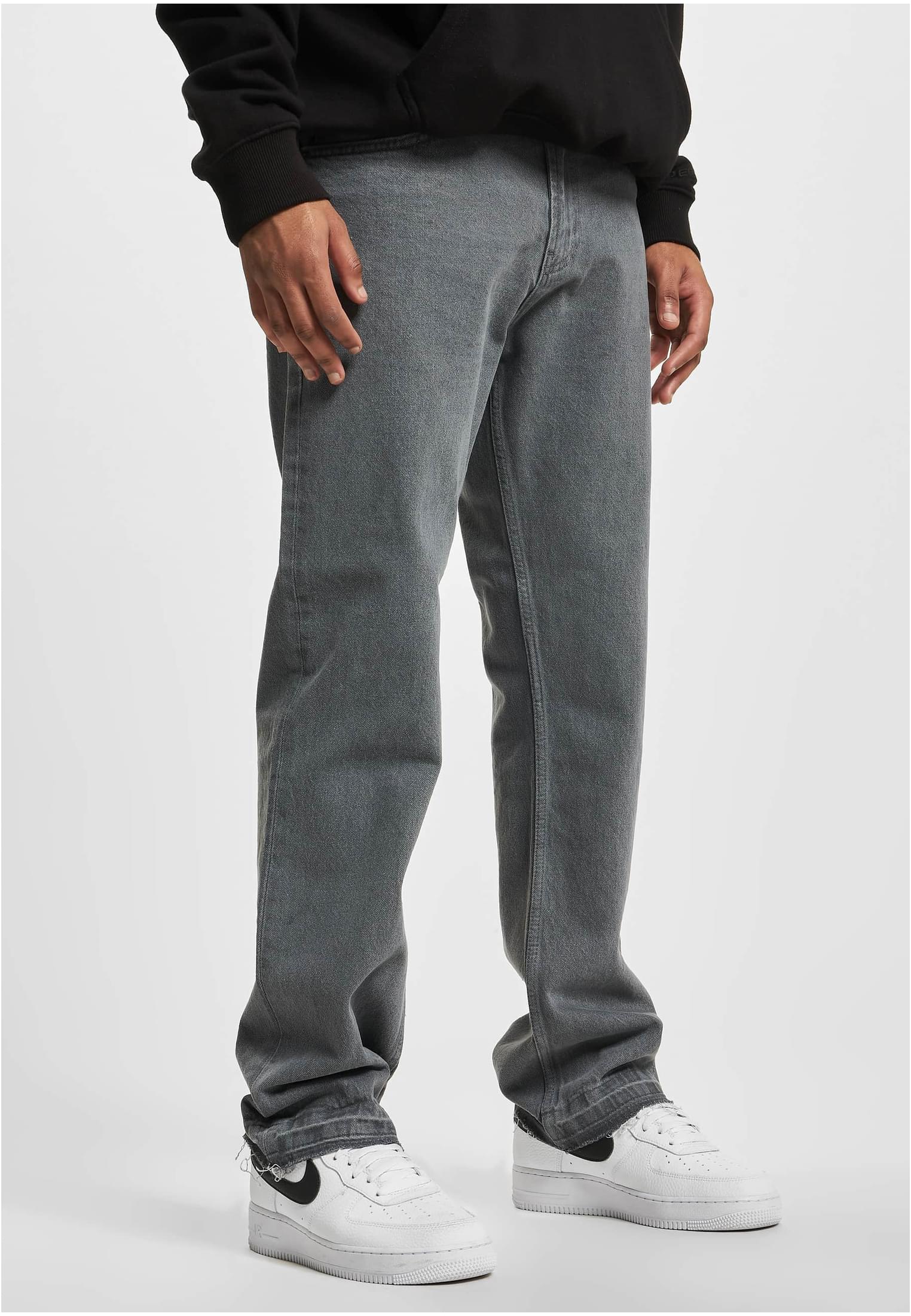 Men's Jeans Straight Loose Grey/washed