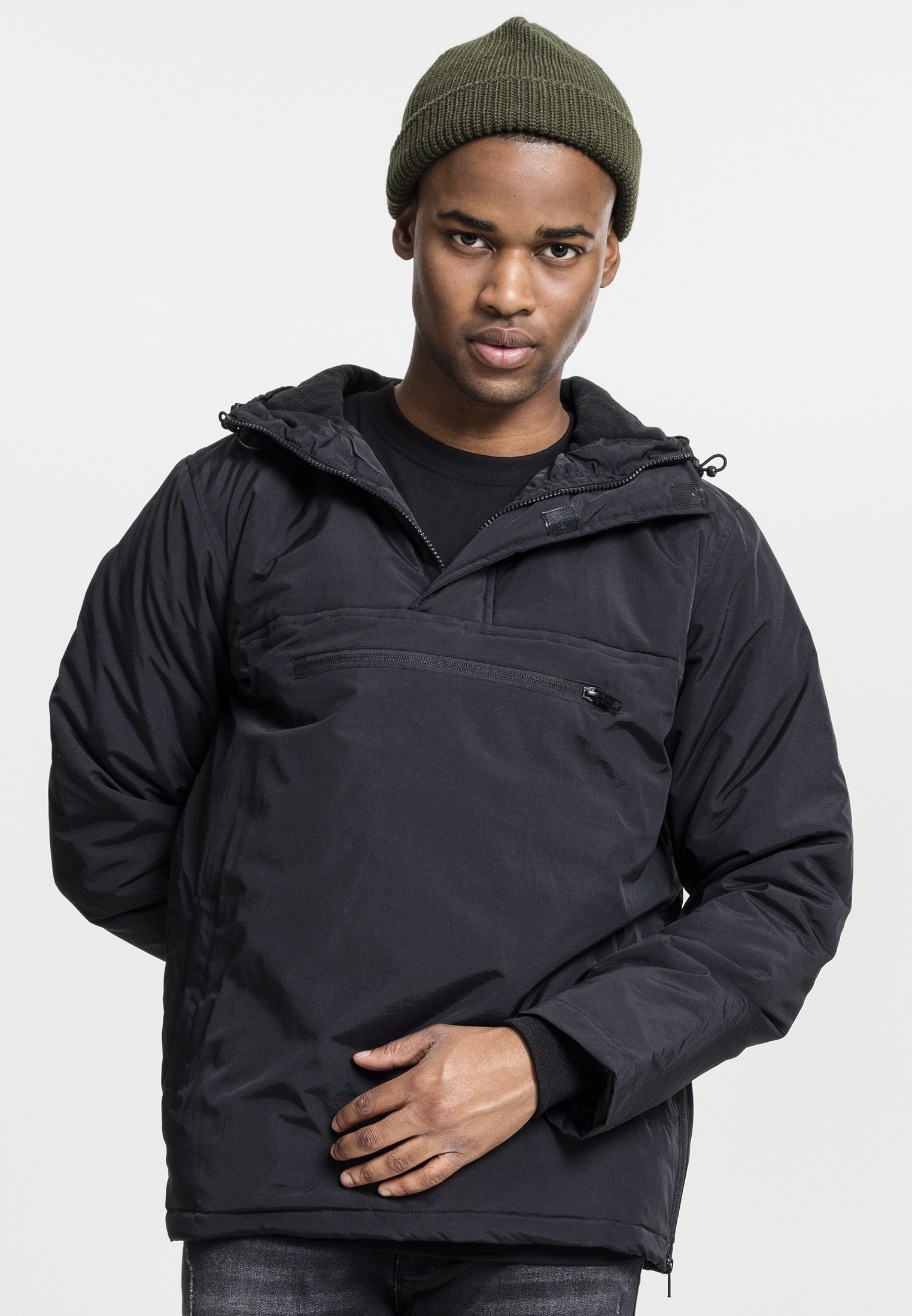 Padded Tug-of-war Jacket Black