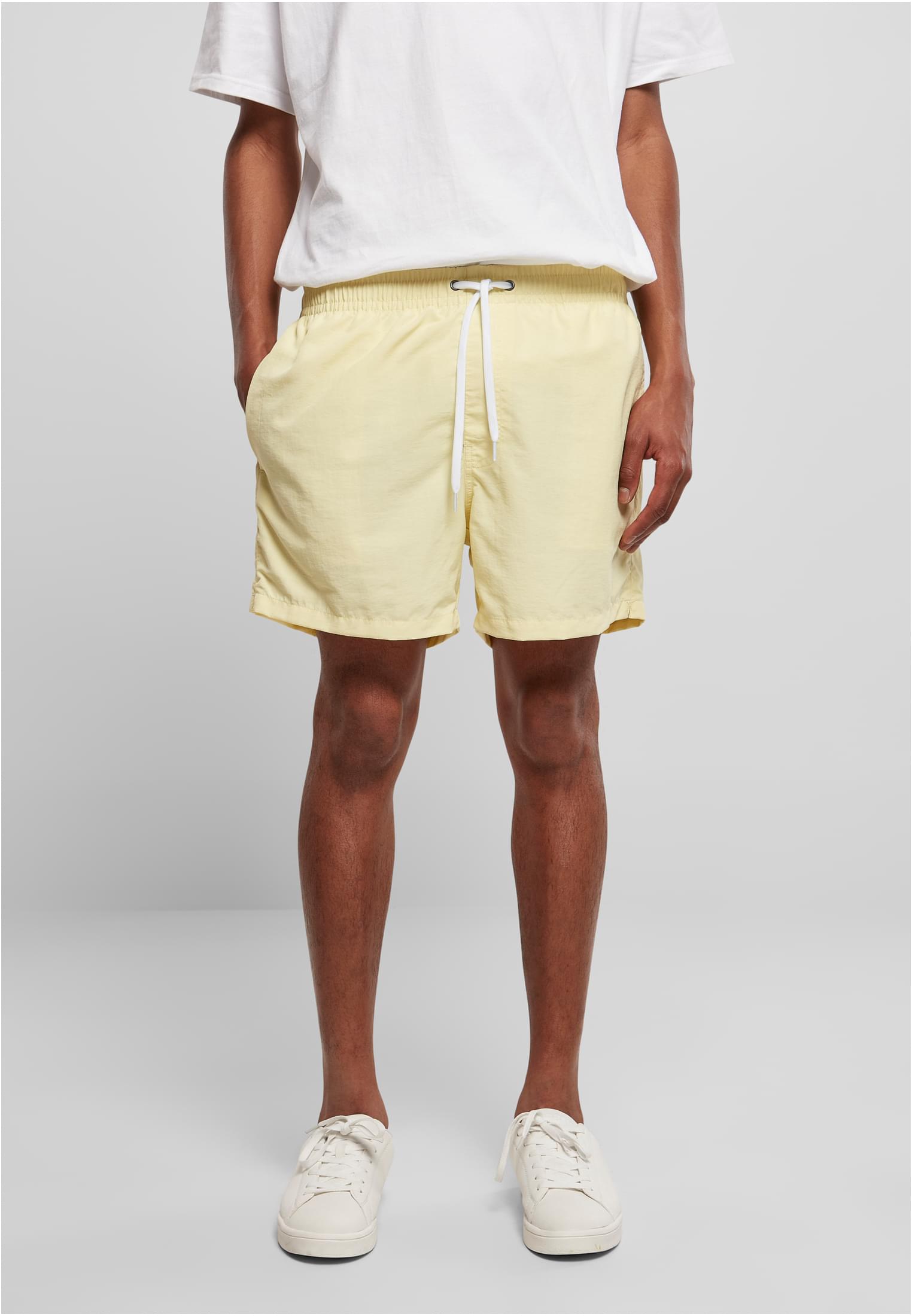 Swimsuit shorts soft yellow