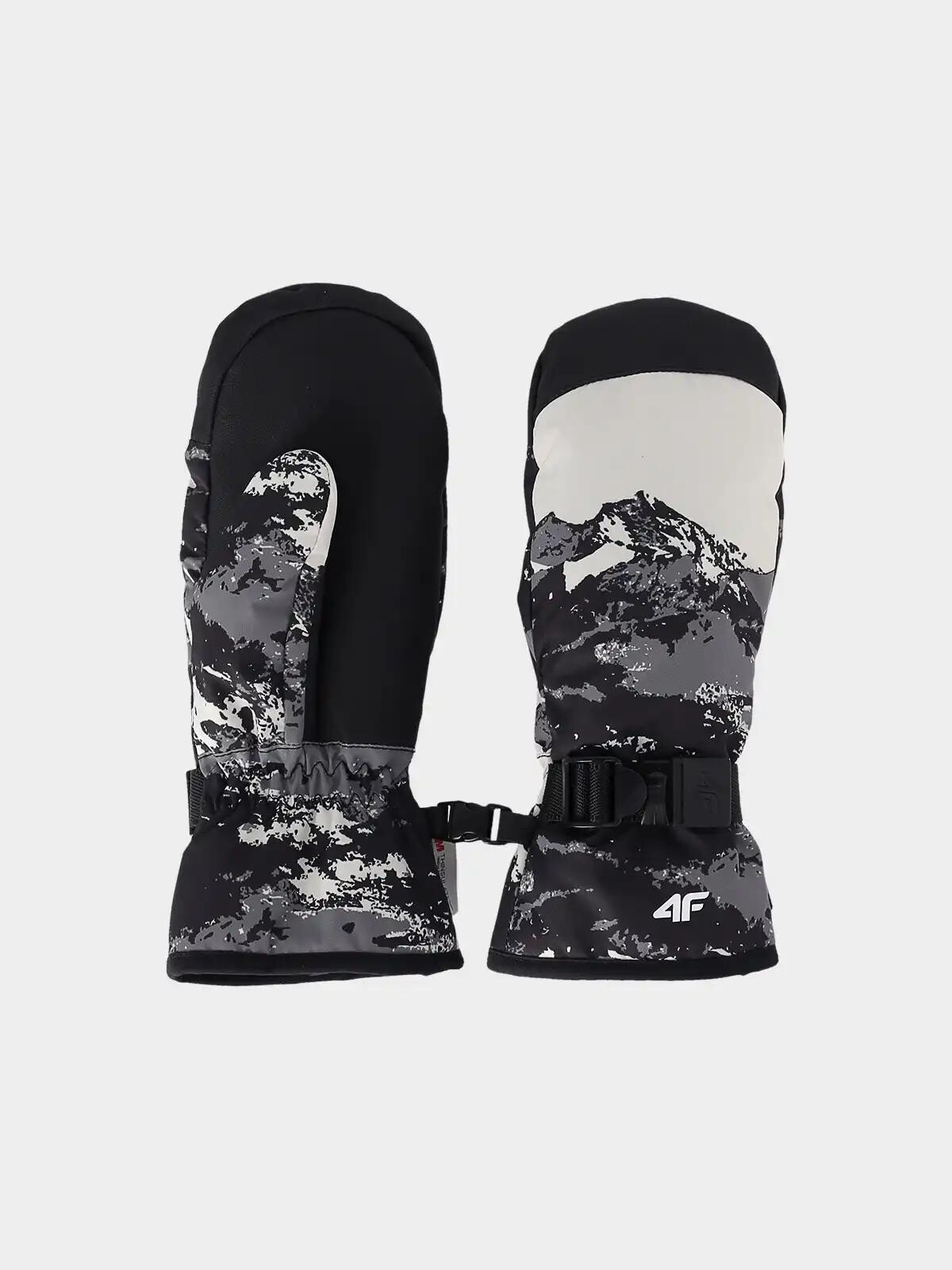 Chlapčenské lyžiarske rukavice 4F