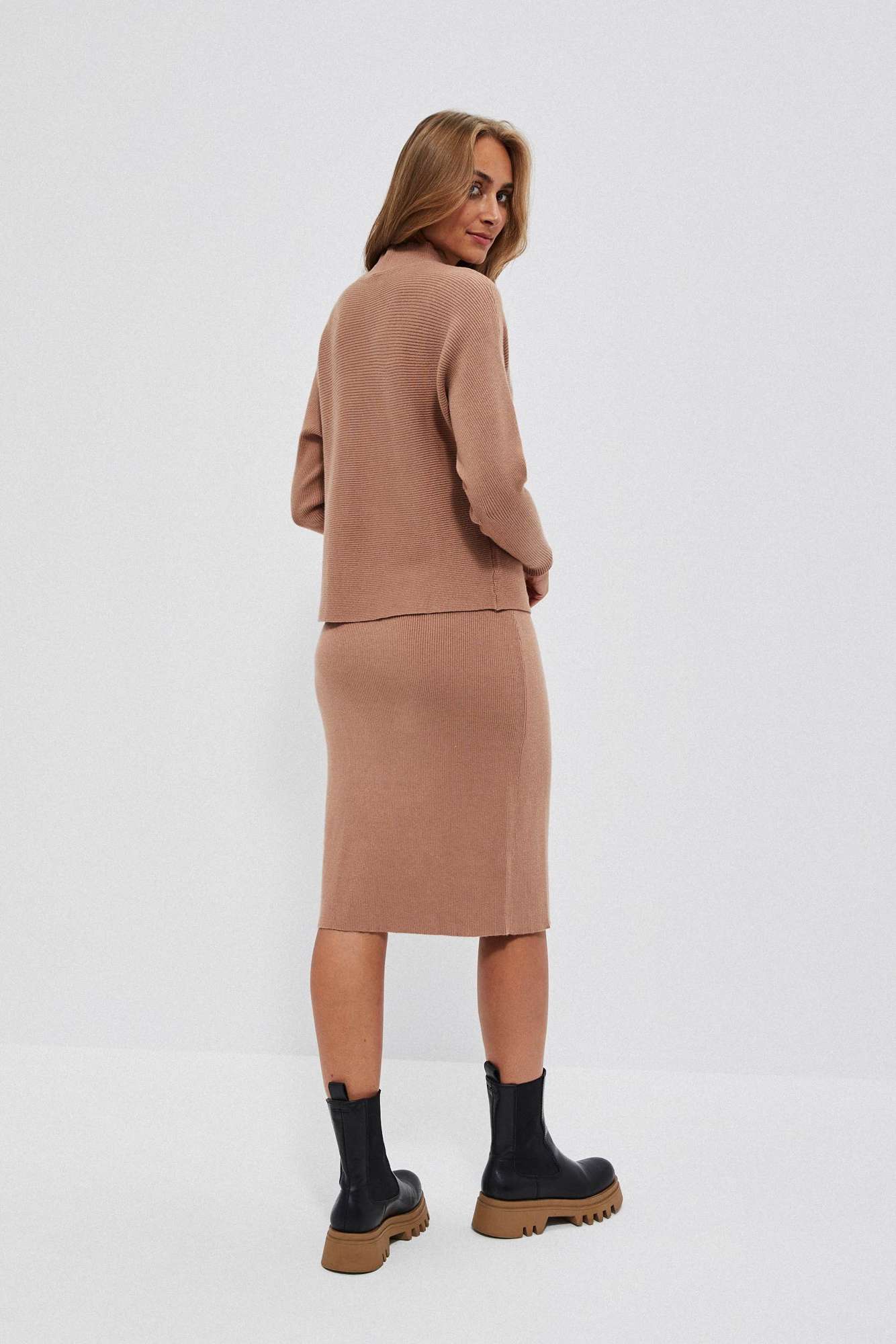 Pencil skirt - beige