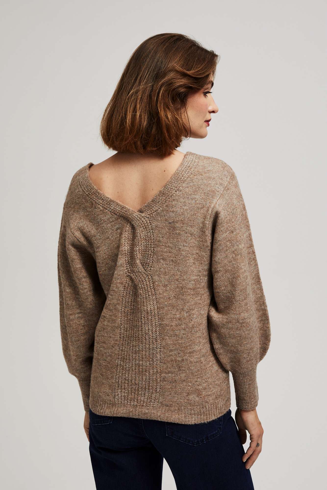V-neck sweater
