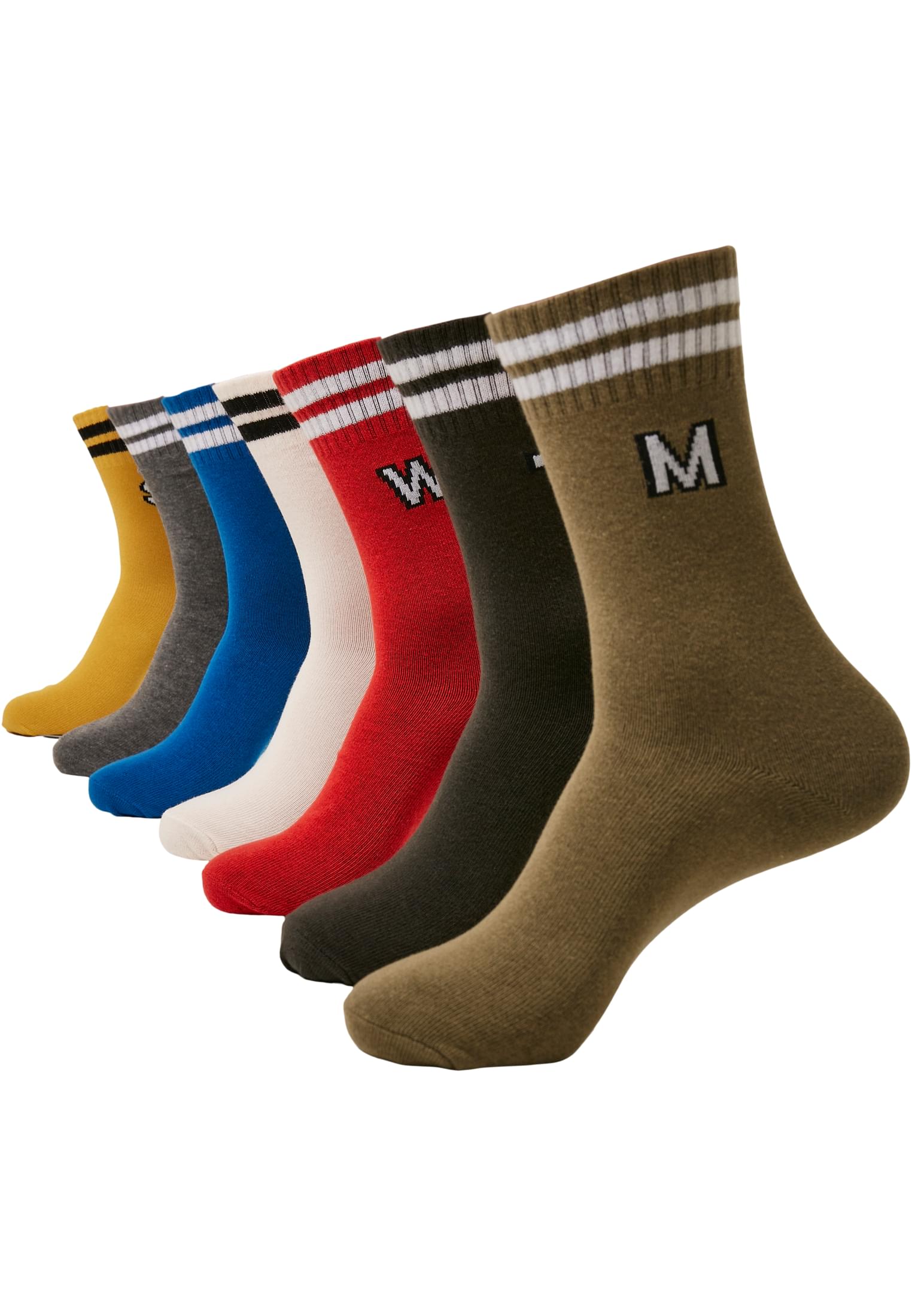 Levně College Letter Socks 7-Pack wintercolors