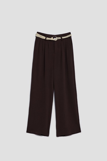 Marisse Women's Trousers L-Sp-4020 D.Oak
