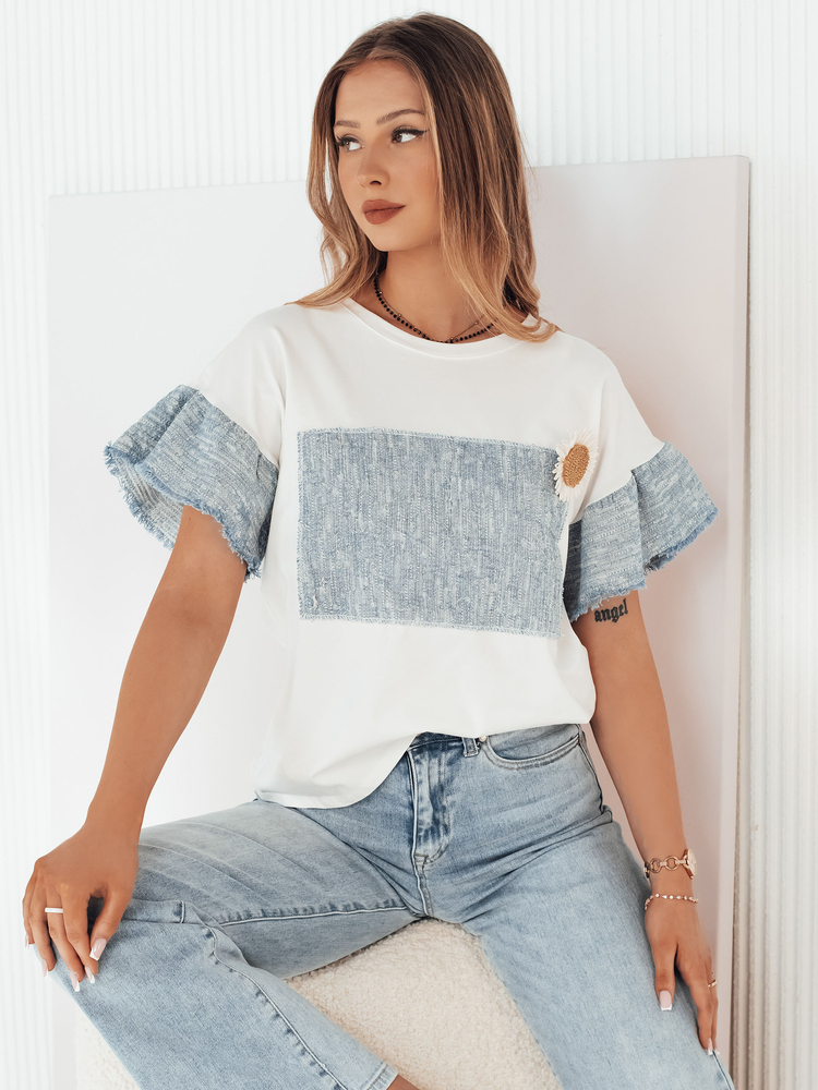 MUELA women's blouse white Dstreet