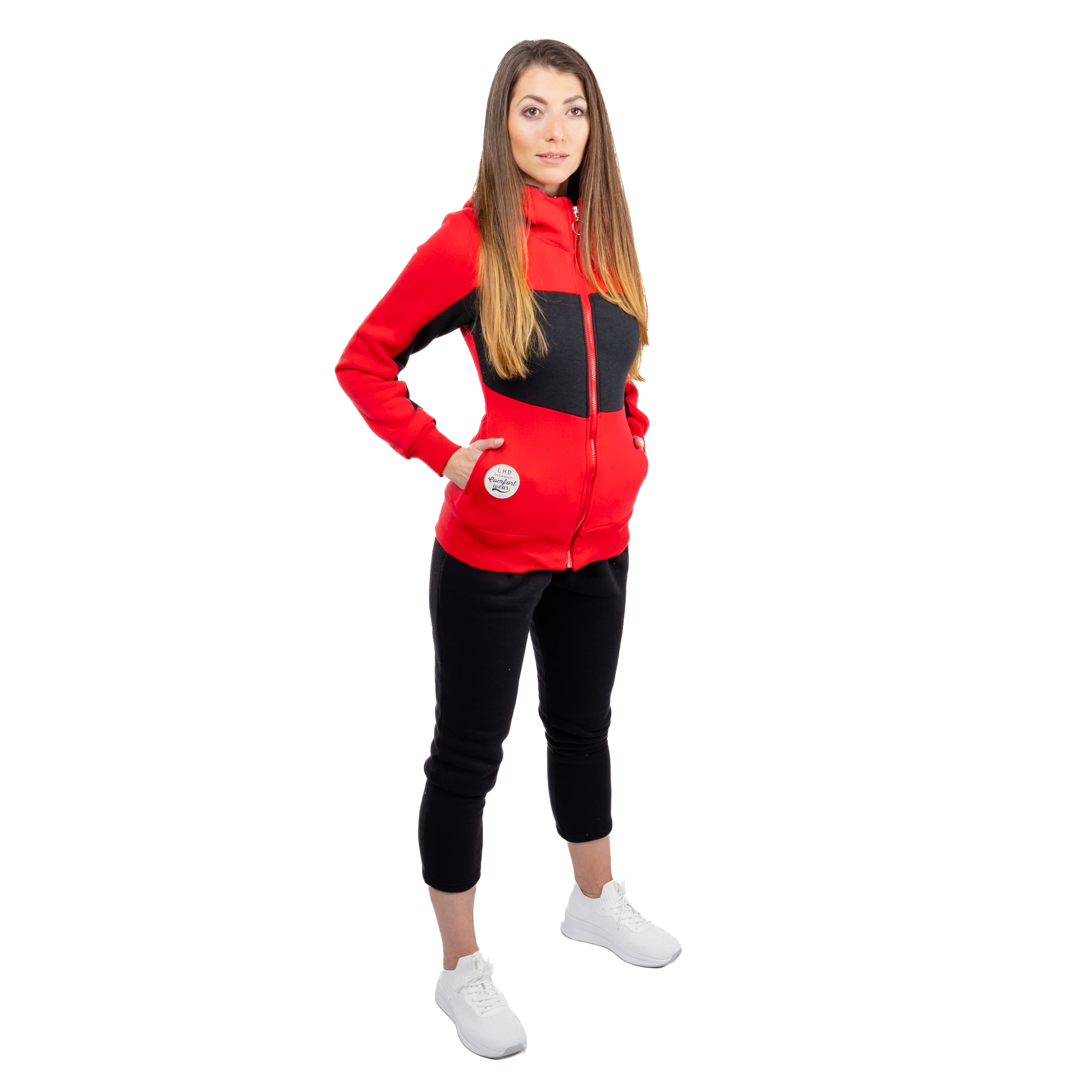 Women&#039;s tracksuit GLANO - red