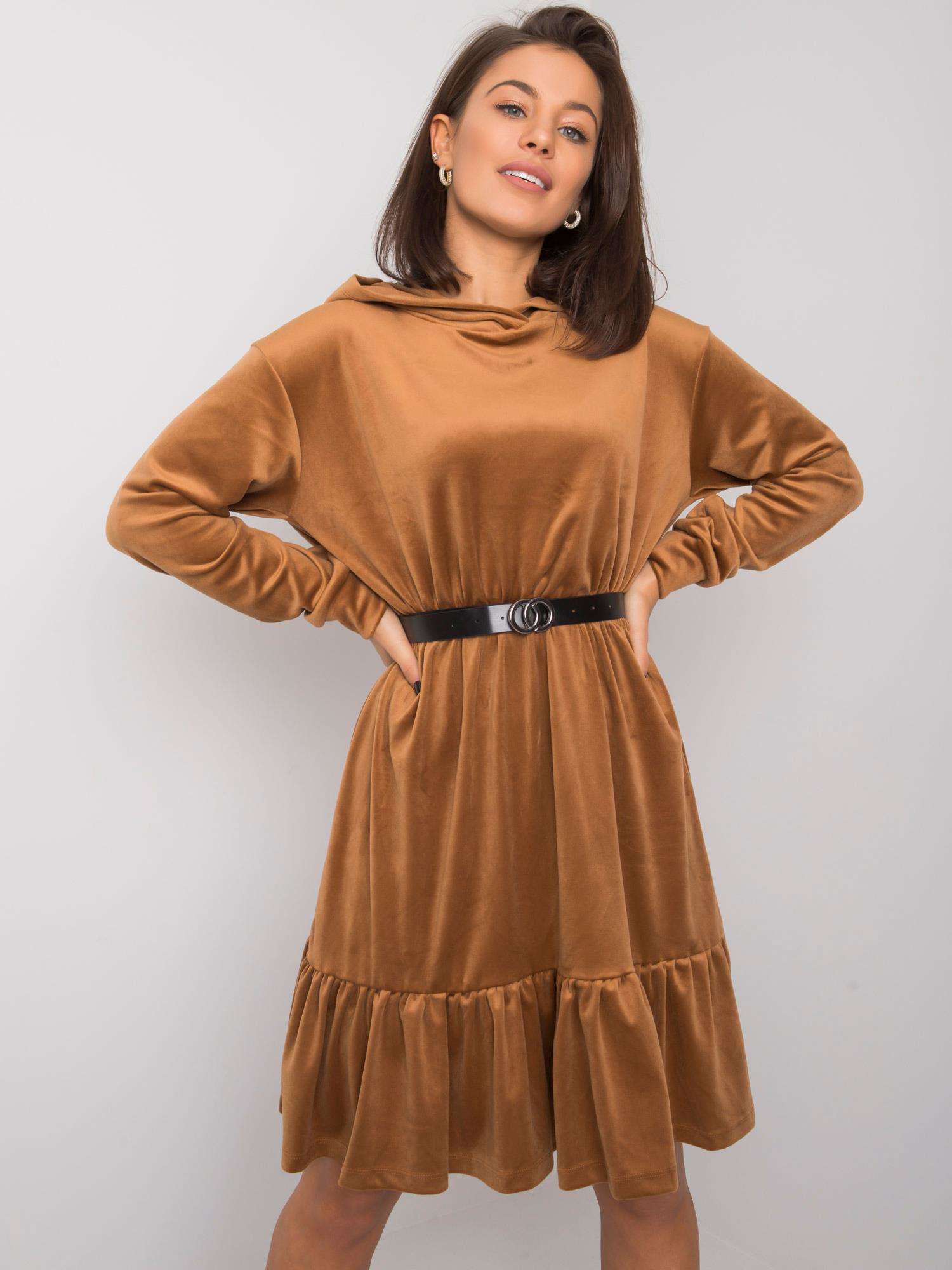 Dress-FA-SK-7563.11P-camel