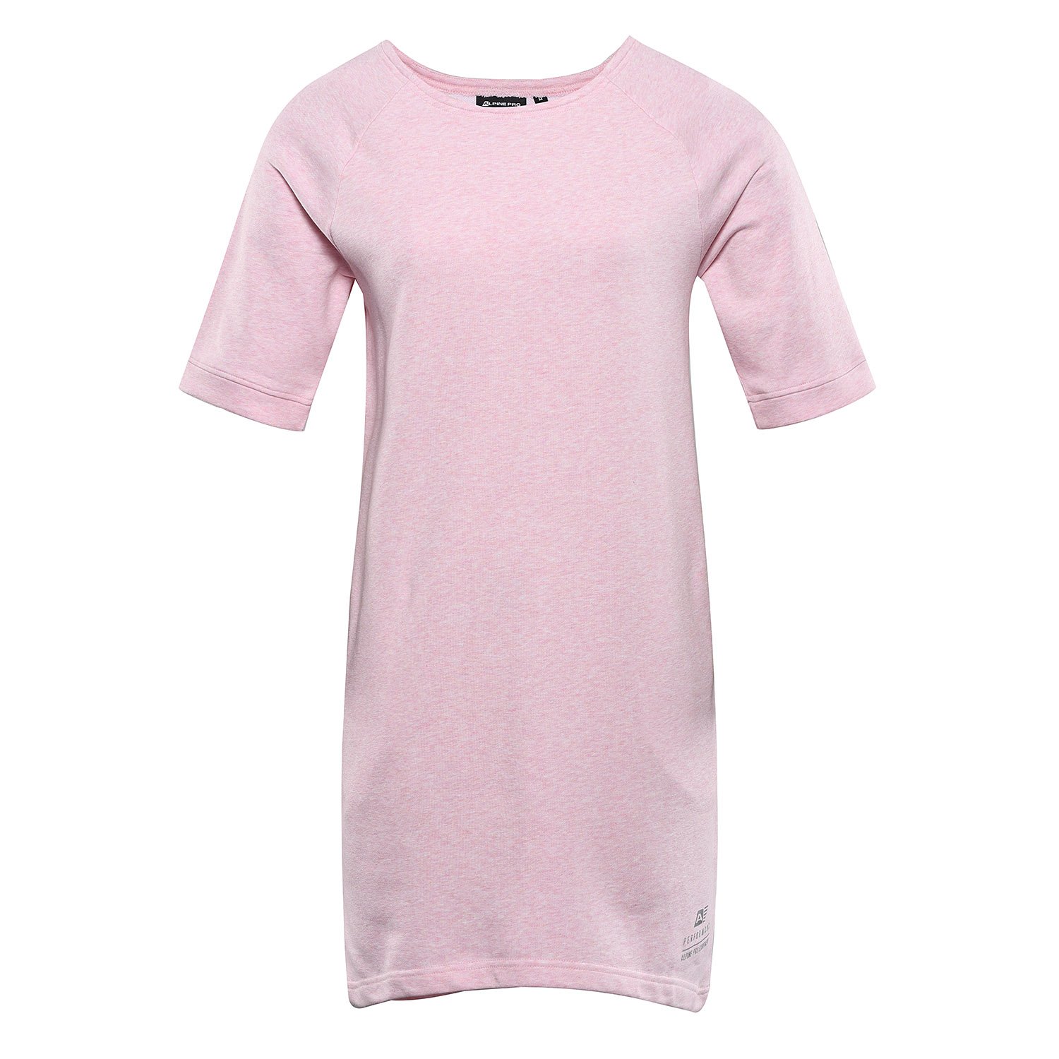 Women's Cotton Dress ALPINE PRO MOLEDA Roseate Spoonbill