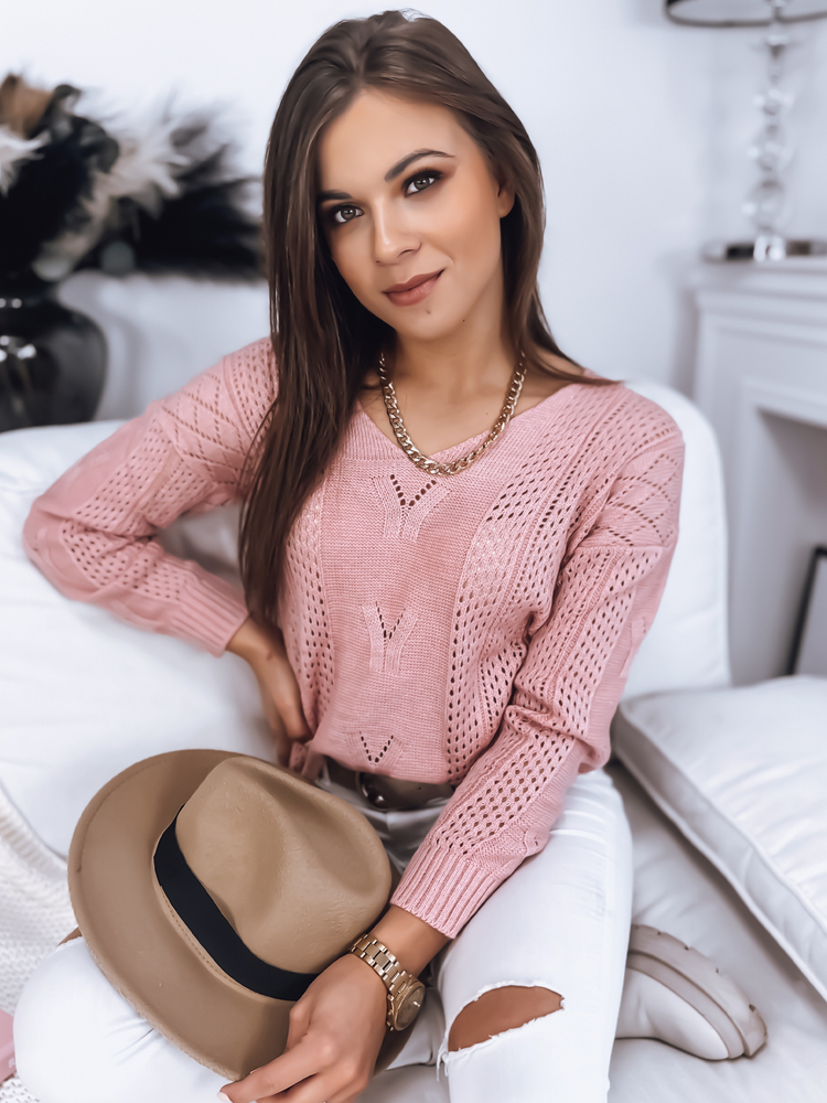 Women's sweater DARIA pink Dstreet