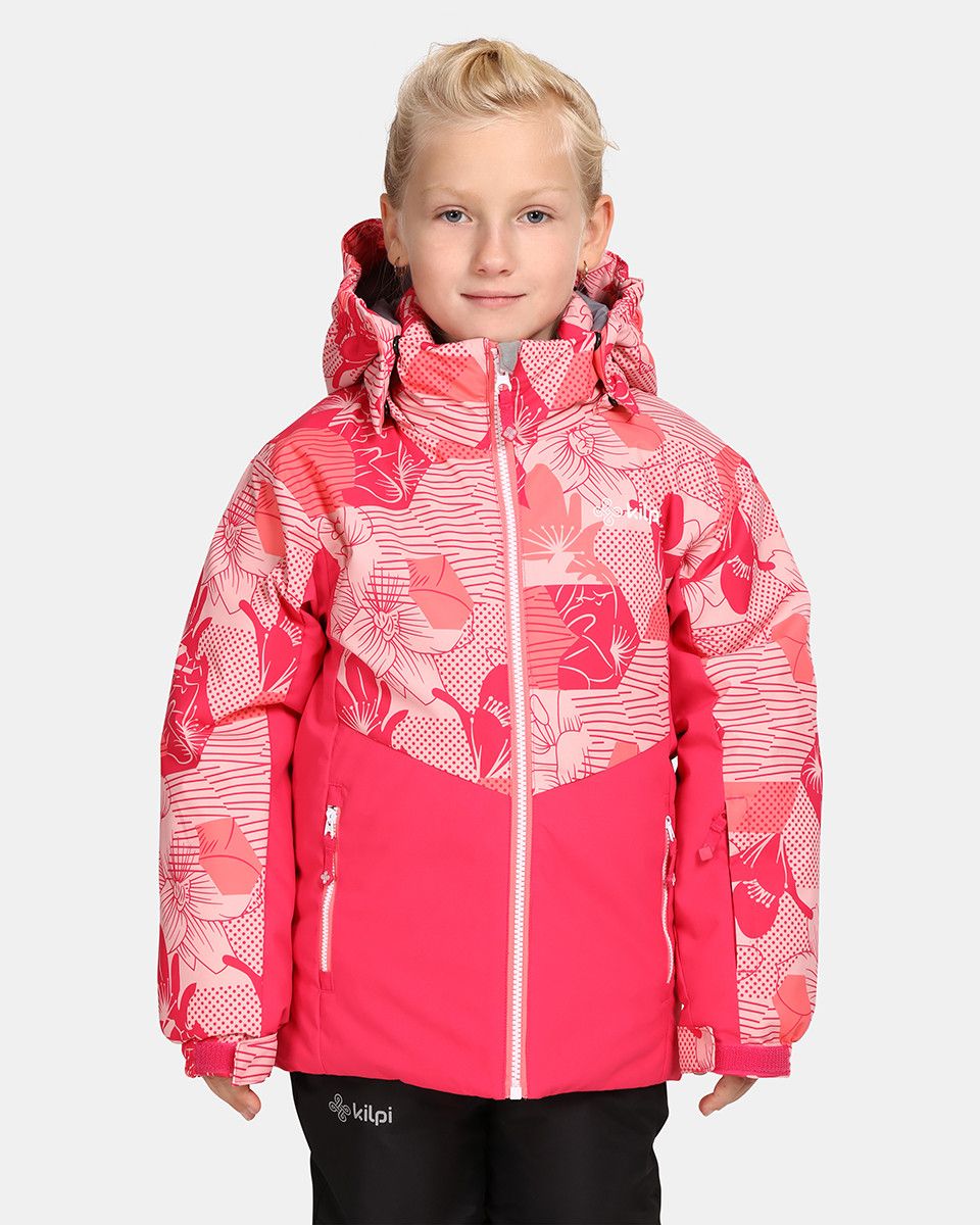 Girls' Ski Jacket Kilpi SAMARA-JG Pink