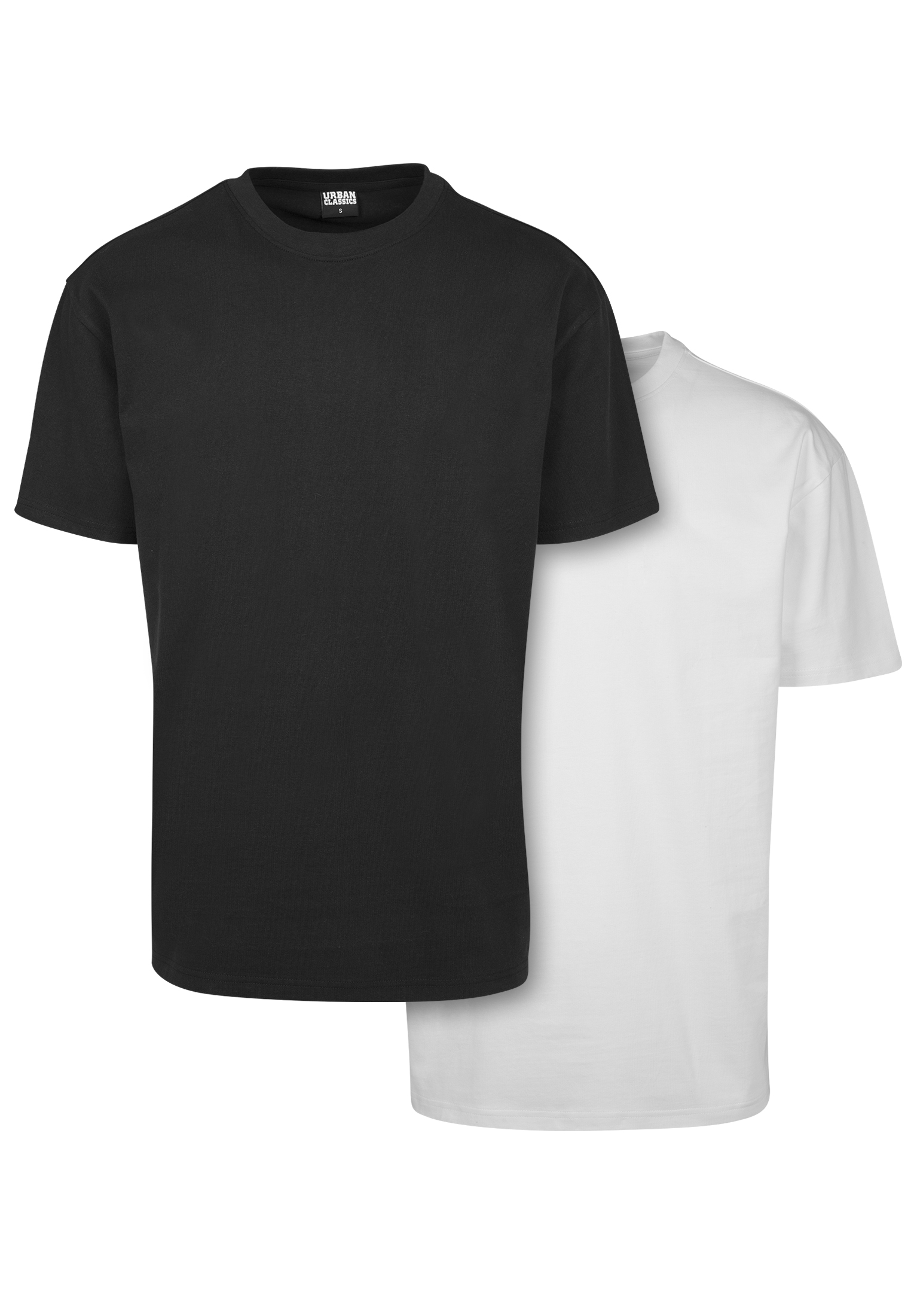 Heavy Oversized Tee 2-Pack Black+White