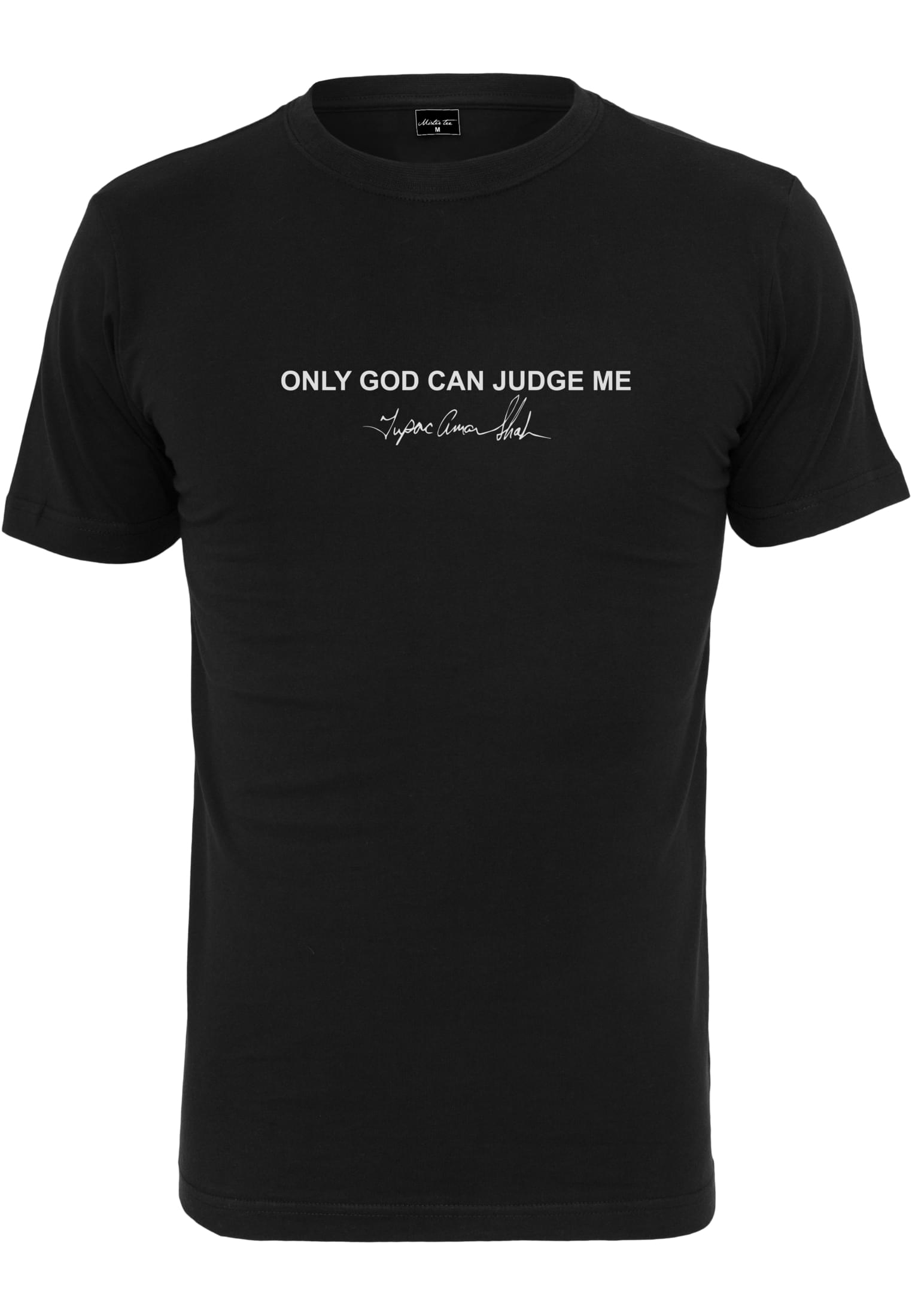 Men's Tupac Cross T-Shirt - Black