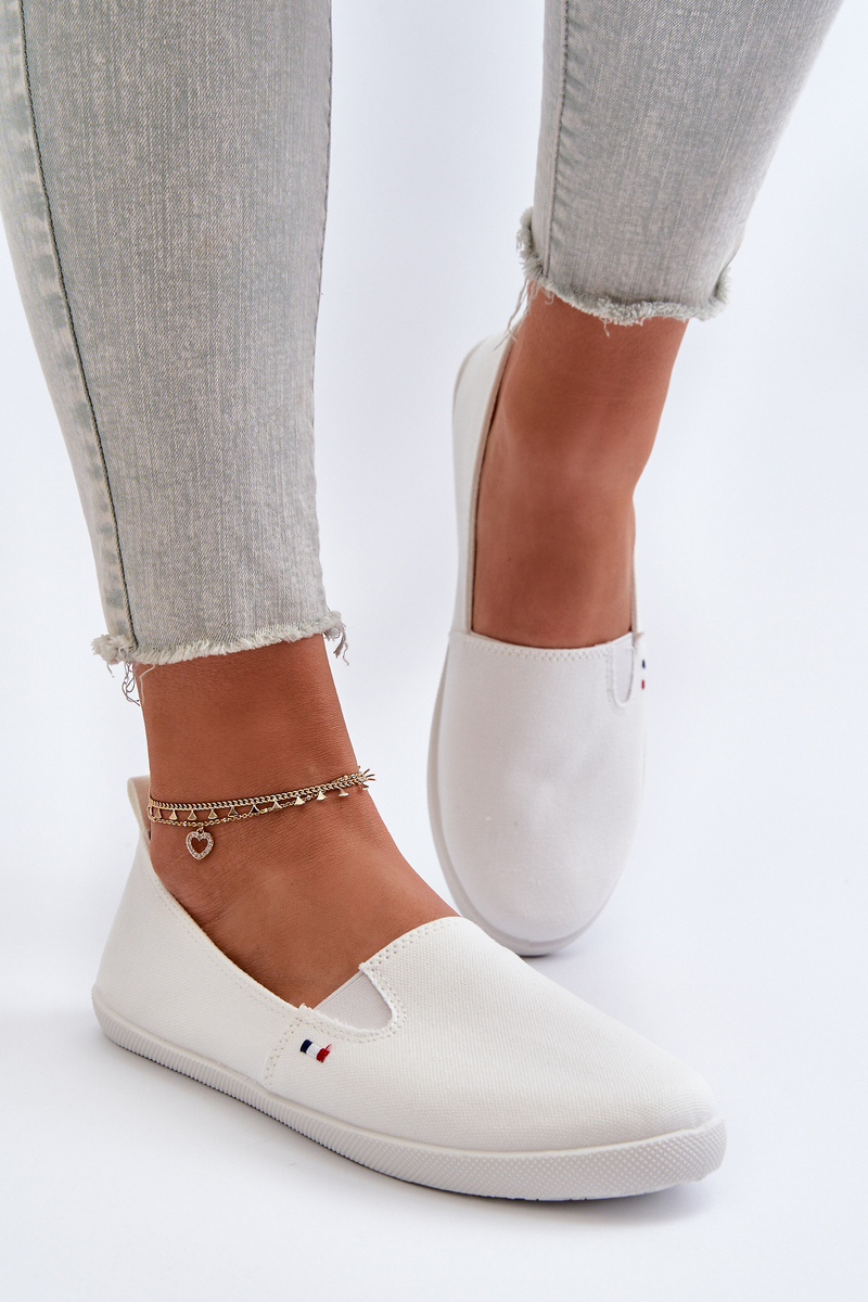 Women's slip-on sneakers White Adrancia