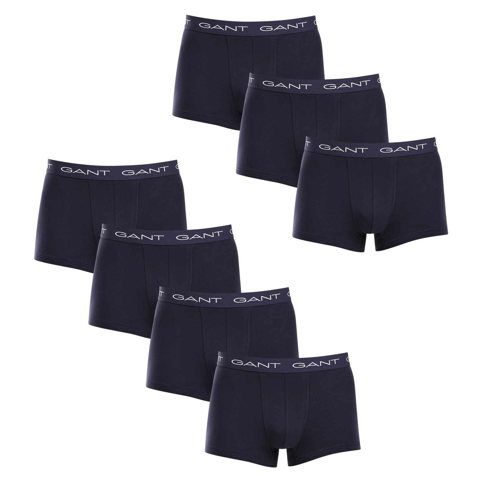 7PACK pánské boxerky Gant modré