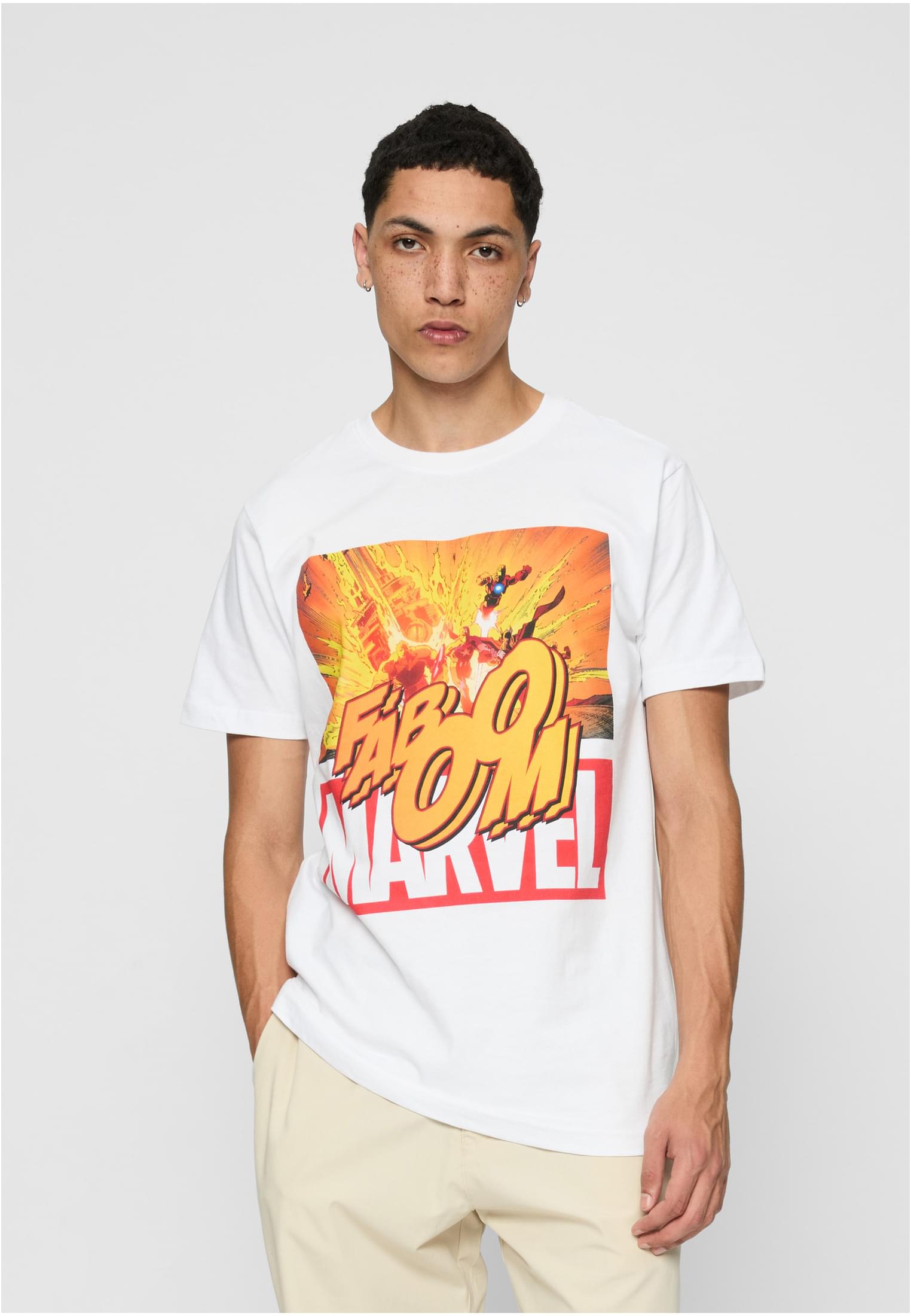 White Avengers Faboom T-shirt