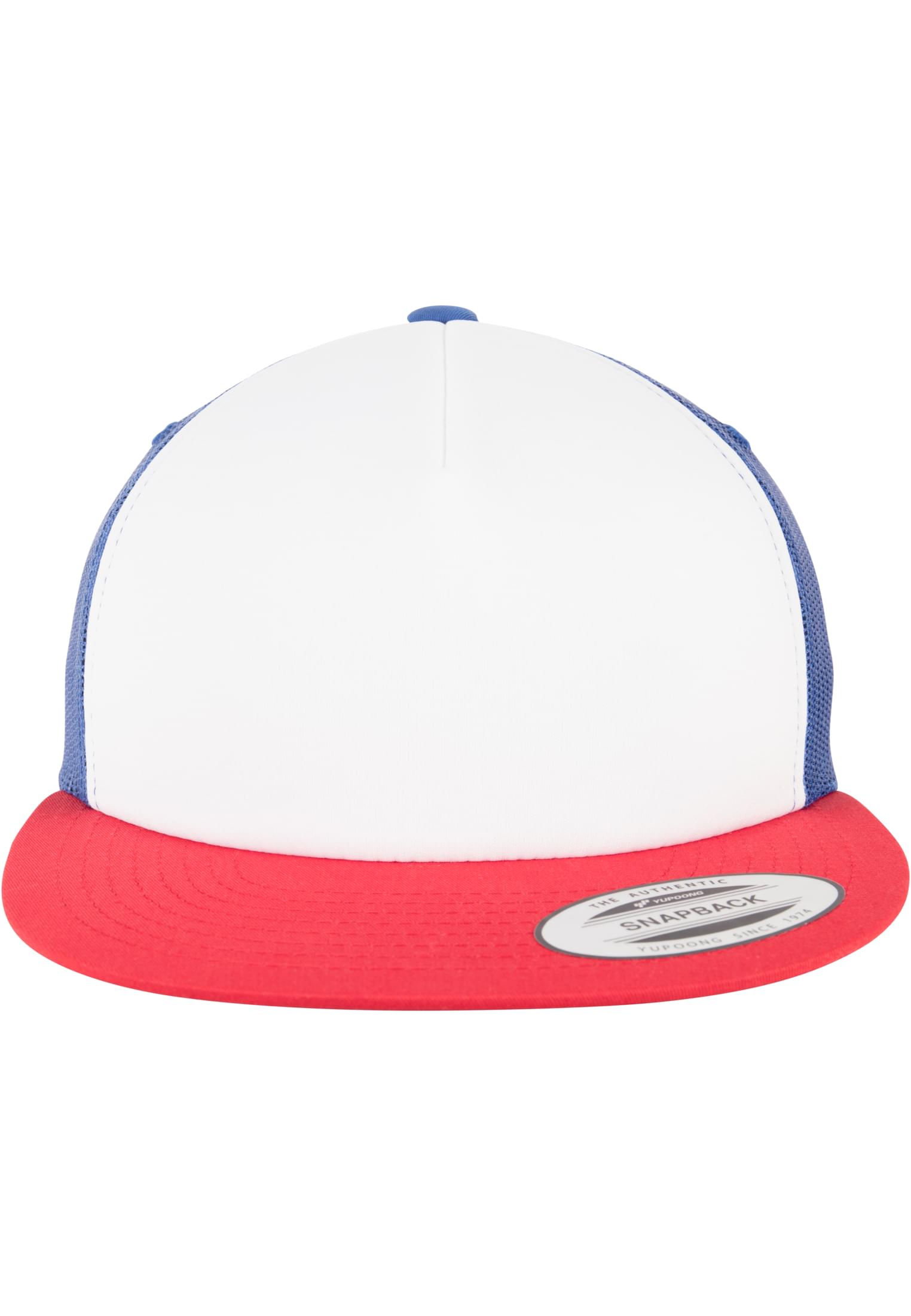 Foam Trucker with White Front Red/wht/Royal