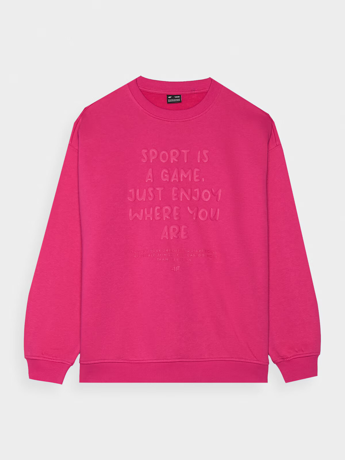 Girls' sweatshirt 4F