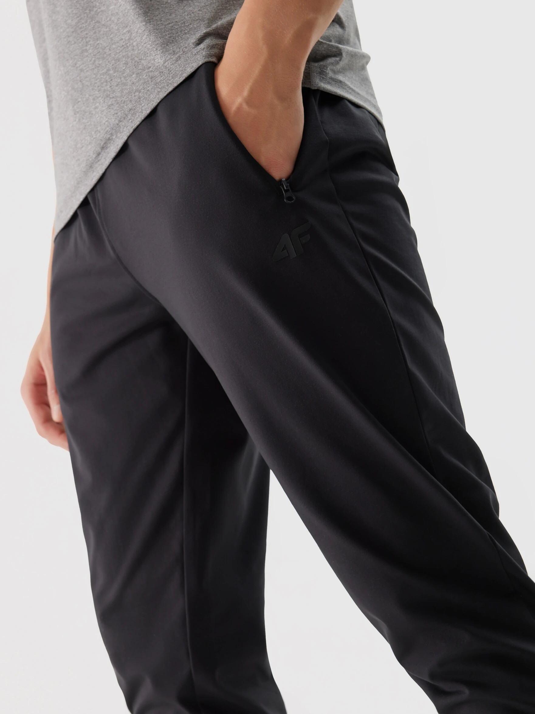 Men&#039;s 4F Quick Dry Sports Pants - Black
