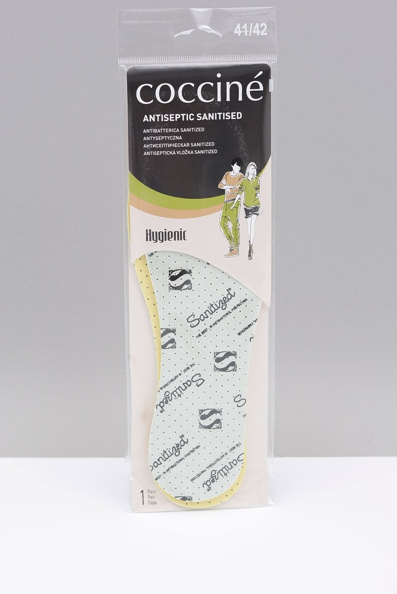 Levně Coccine Antibacterial Insoles Sanitised Antiseptic