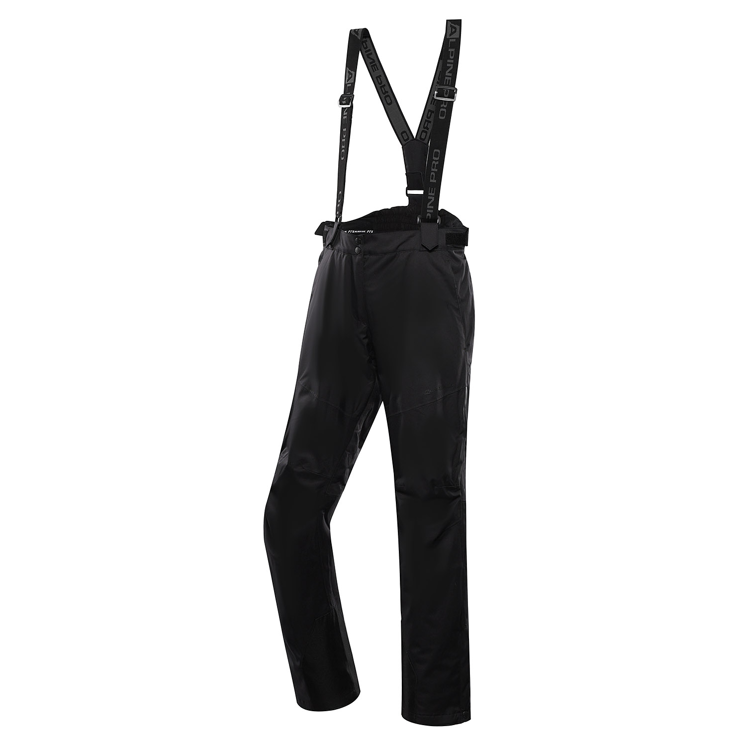 Women's Ski Pants With Ptx Membrane ALPINE PRO OSAGA Black