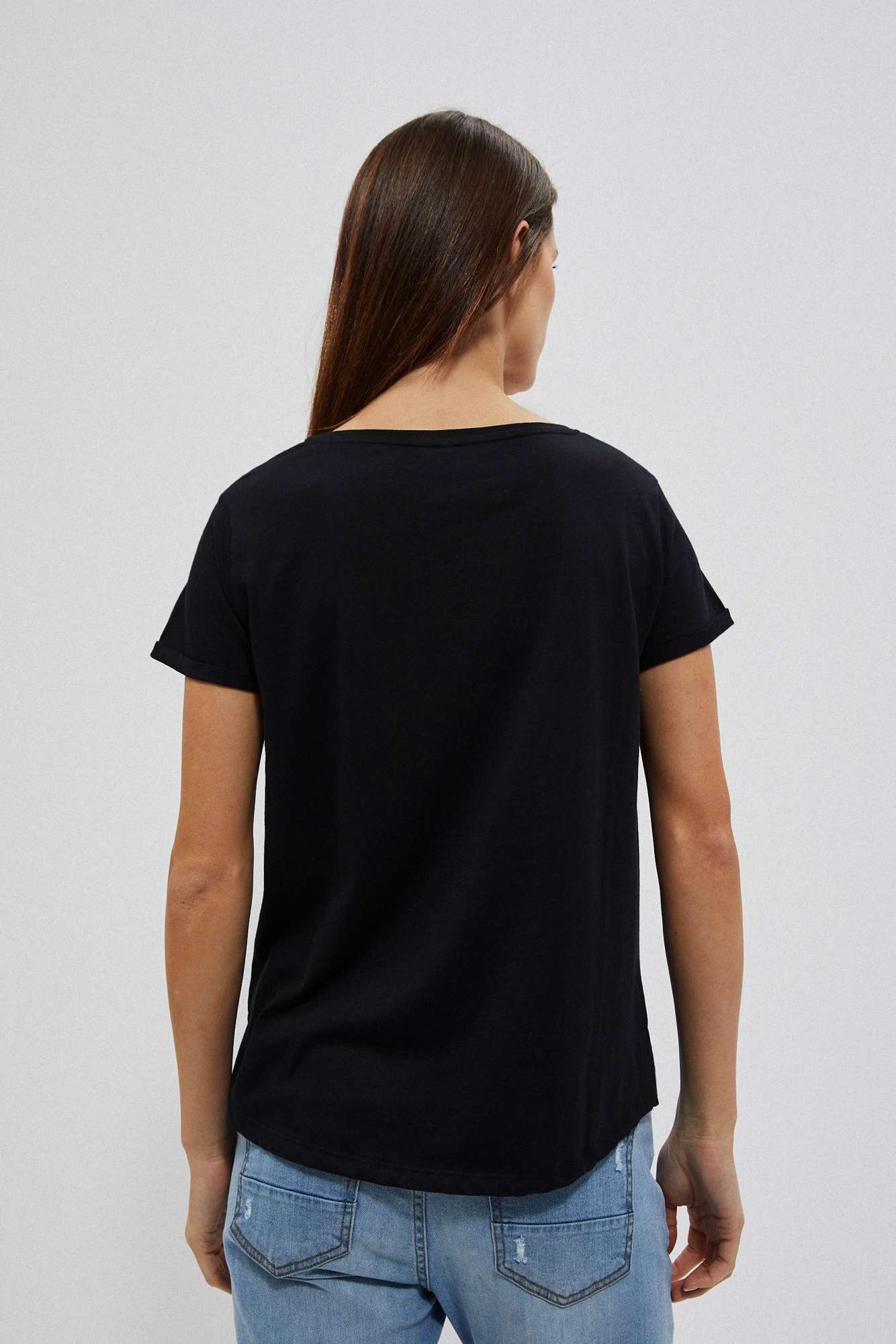 Cotton T-shirt with pocket