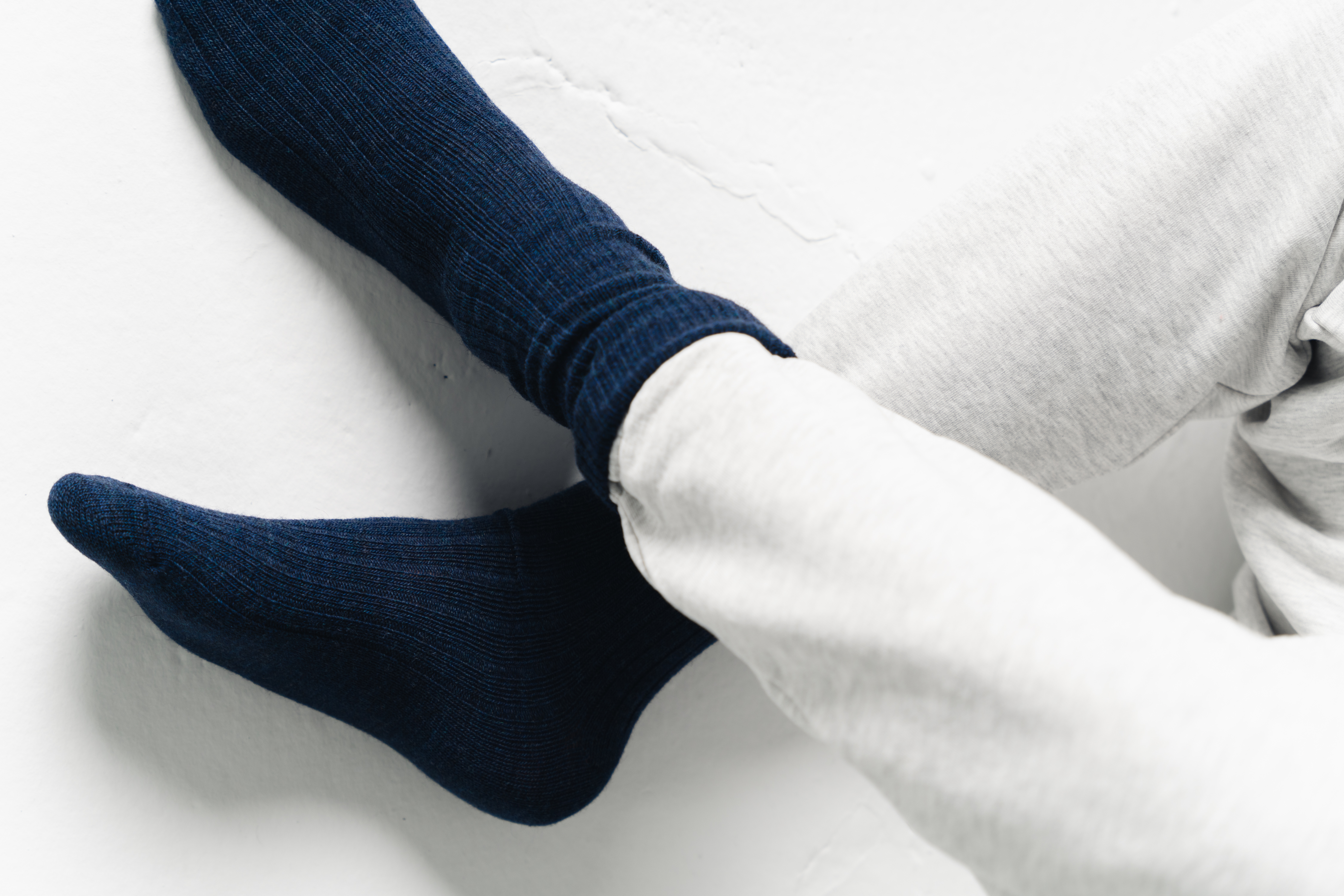 Ponožky 044-005 Alpaca Navy Blue