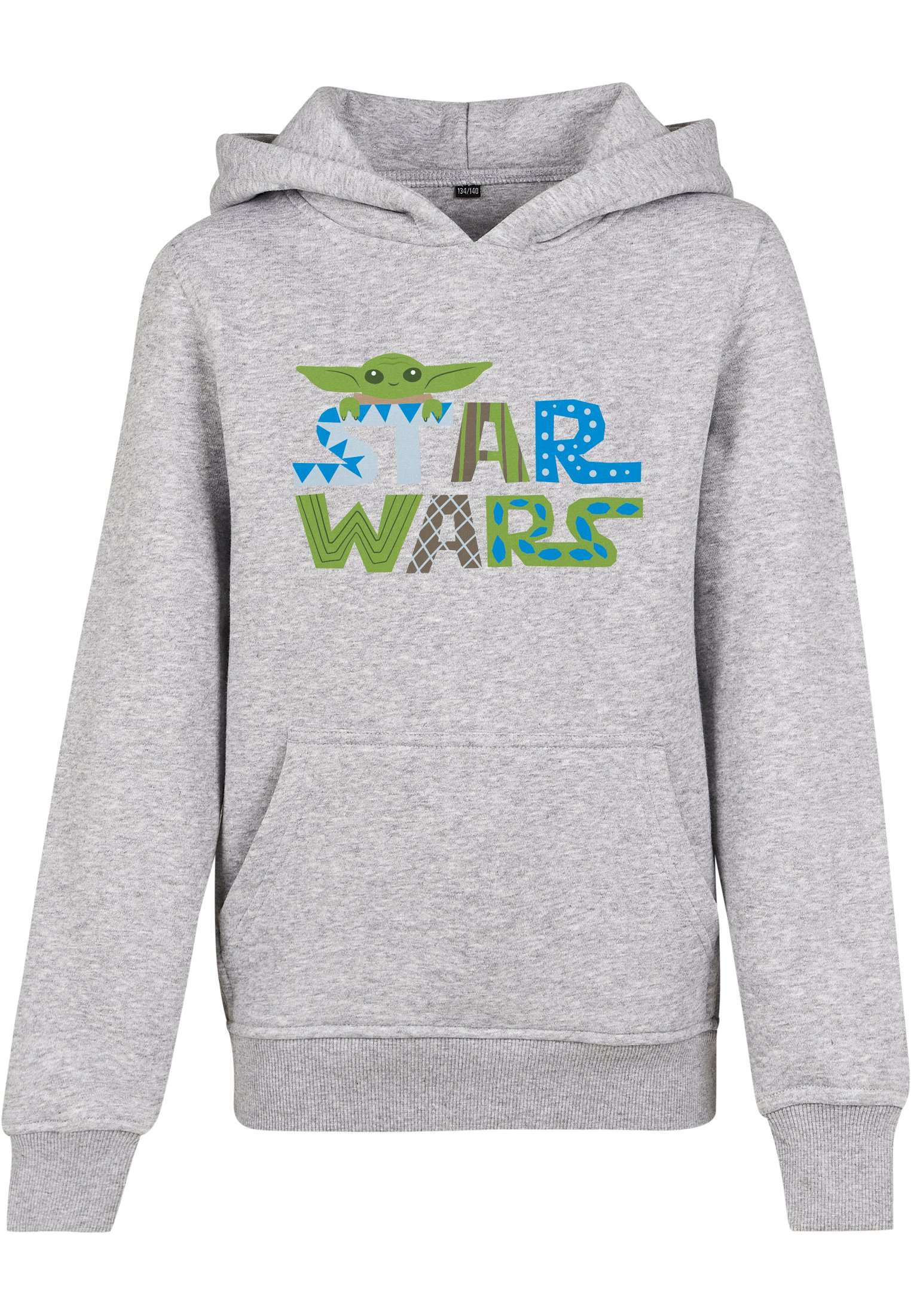 Levně Dětské barevné logo Star Wars s kapucí vřesově šedé