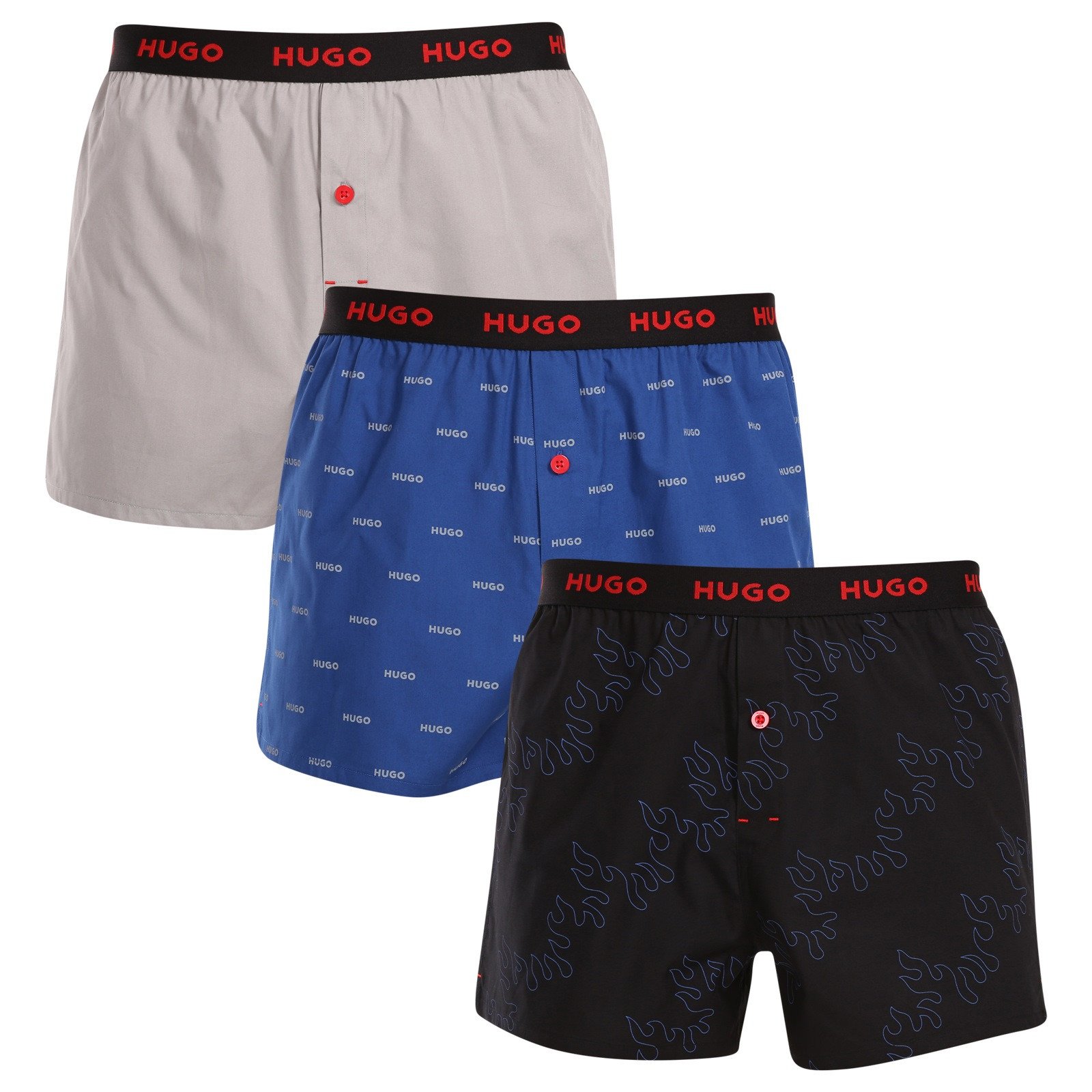 3PACK Men's Shorts Hugo Boss Multicolor