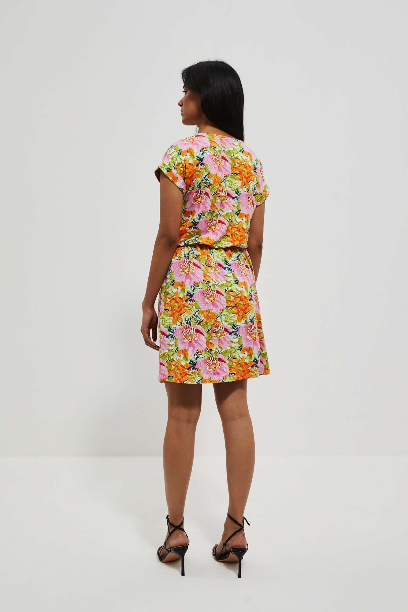 Marisse Women's Dress L-Su-4043 Orange