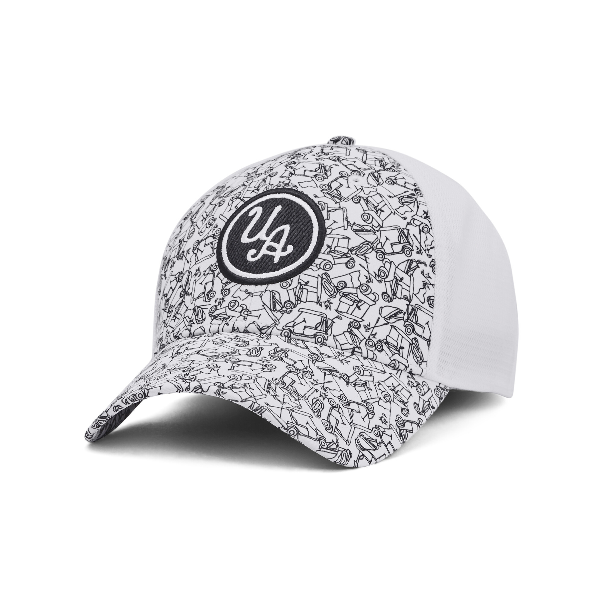 Iso-chill Driver Mesh Adj-WHT