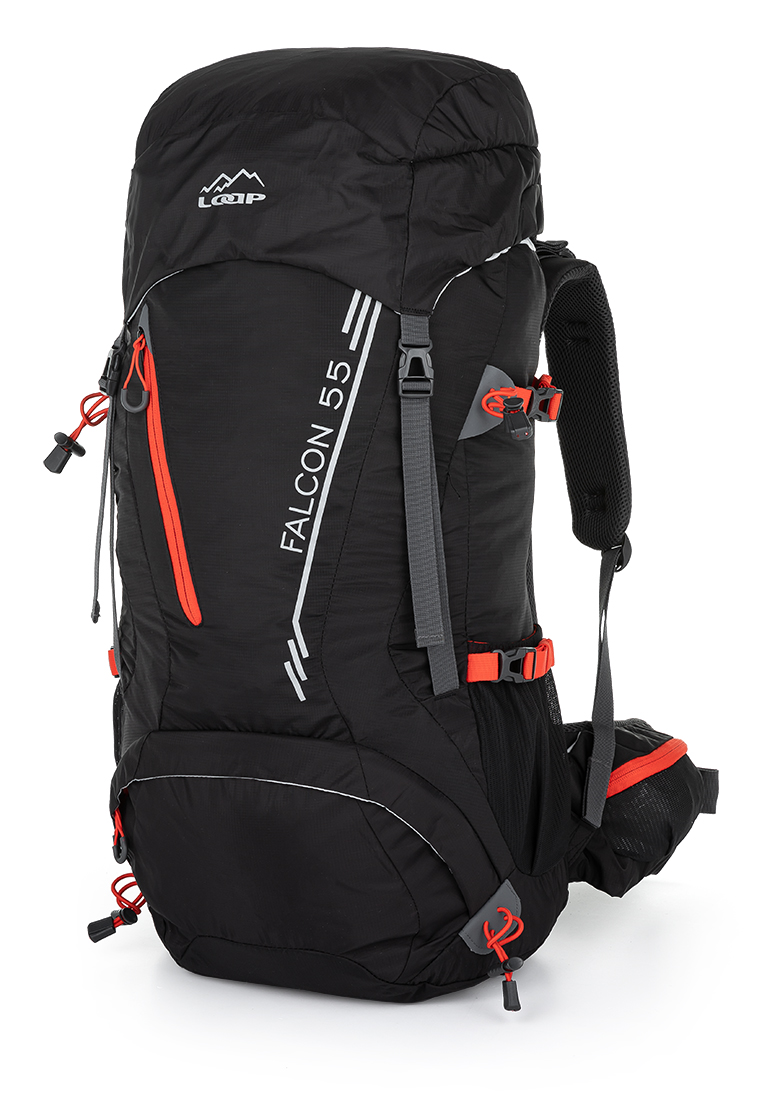 Hiking Backpack LOAP FALCON 55 Black/Red
