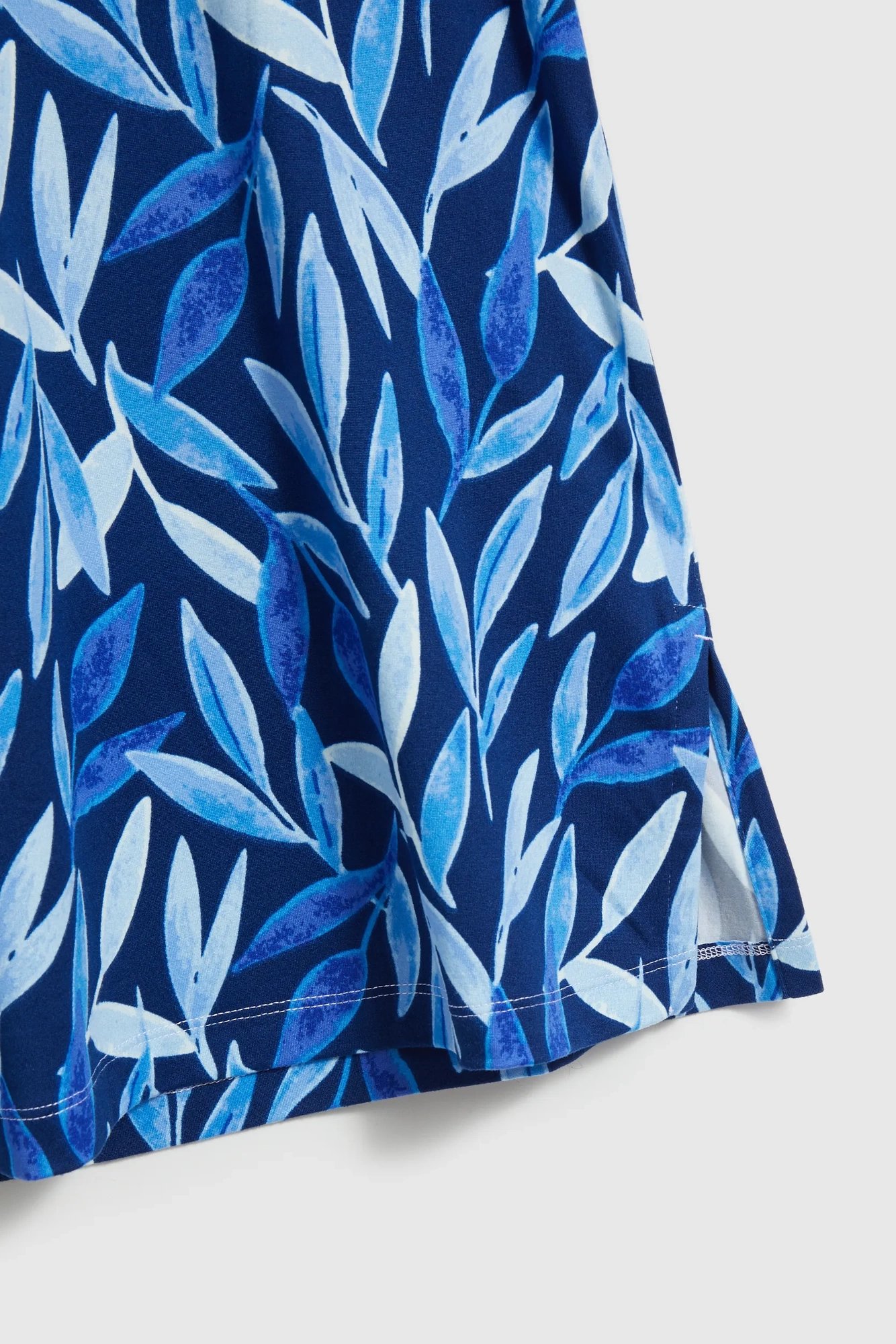 Women's tank top with MOODO print - navy blue