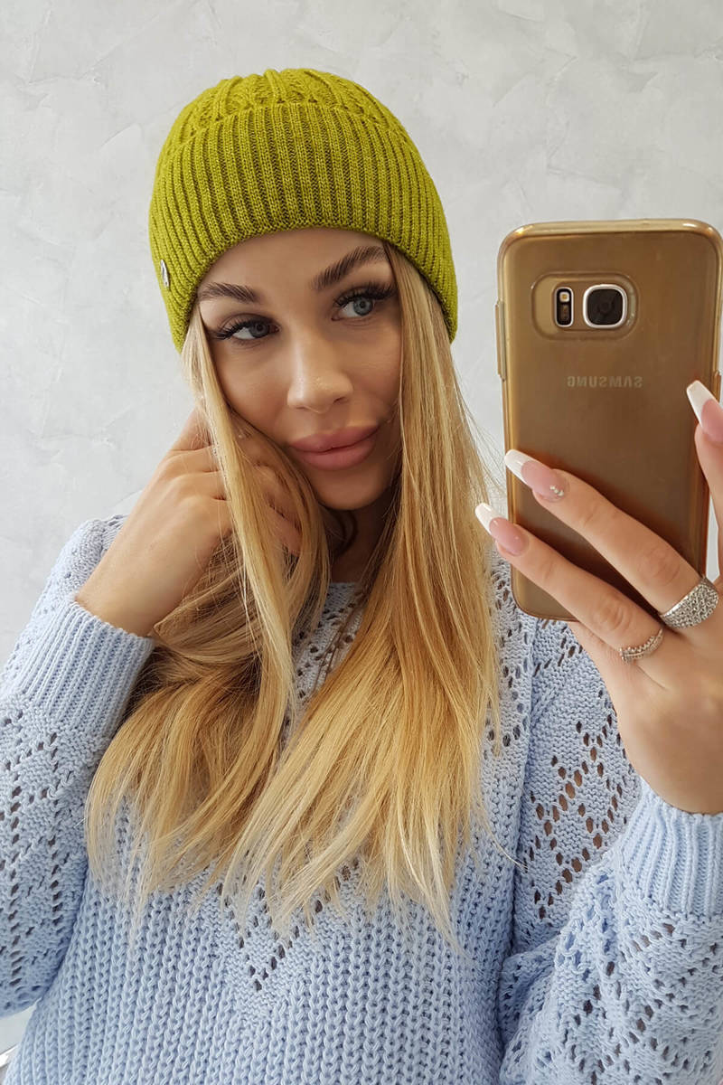 Thin beanie Grace K211 kiwi