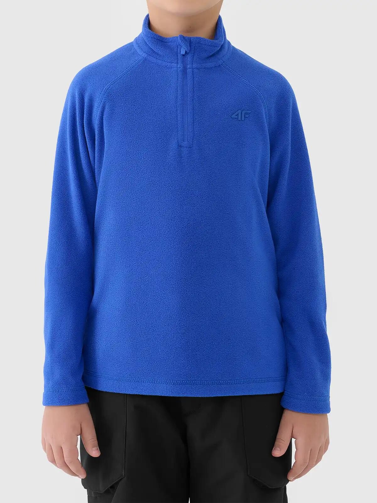 Boys' fleece sweatshirt 4F