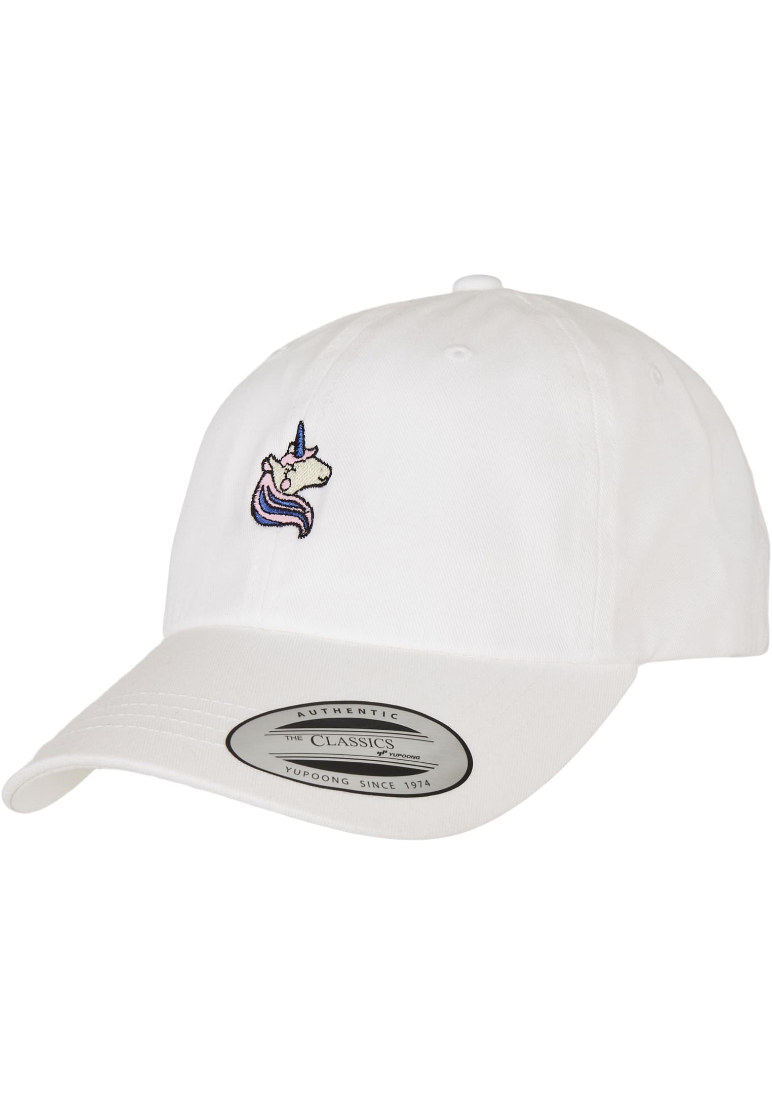 Women's Unicorn Dad Cap In White