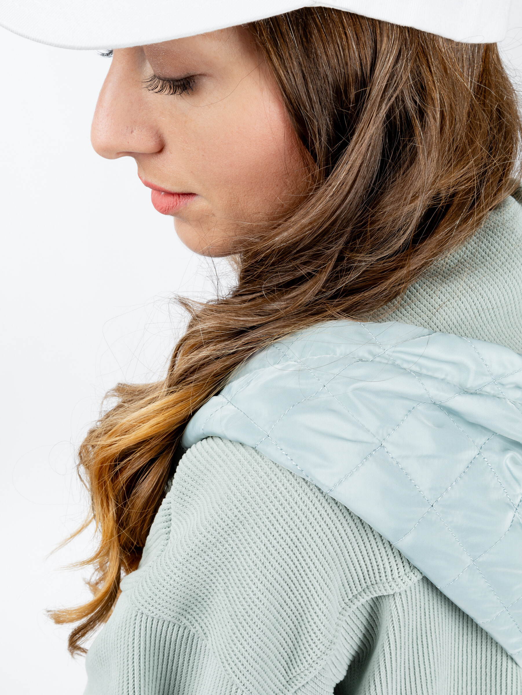 Women&#039;s sweatshirt GLANO - light green