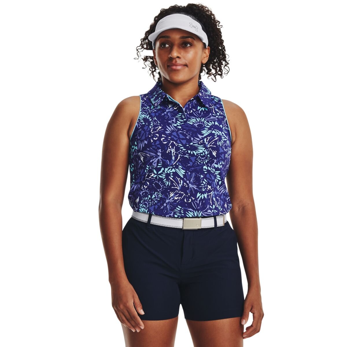 Womens sleeveless polo shirt Under Armour Iso-Chill Polo SL