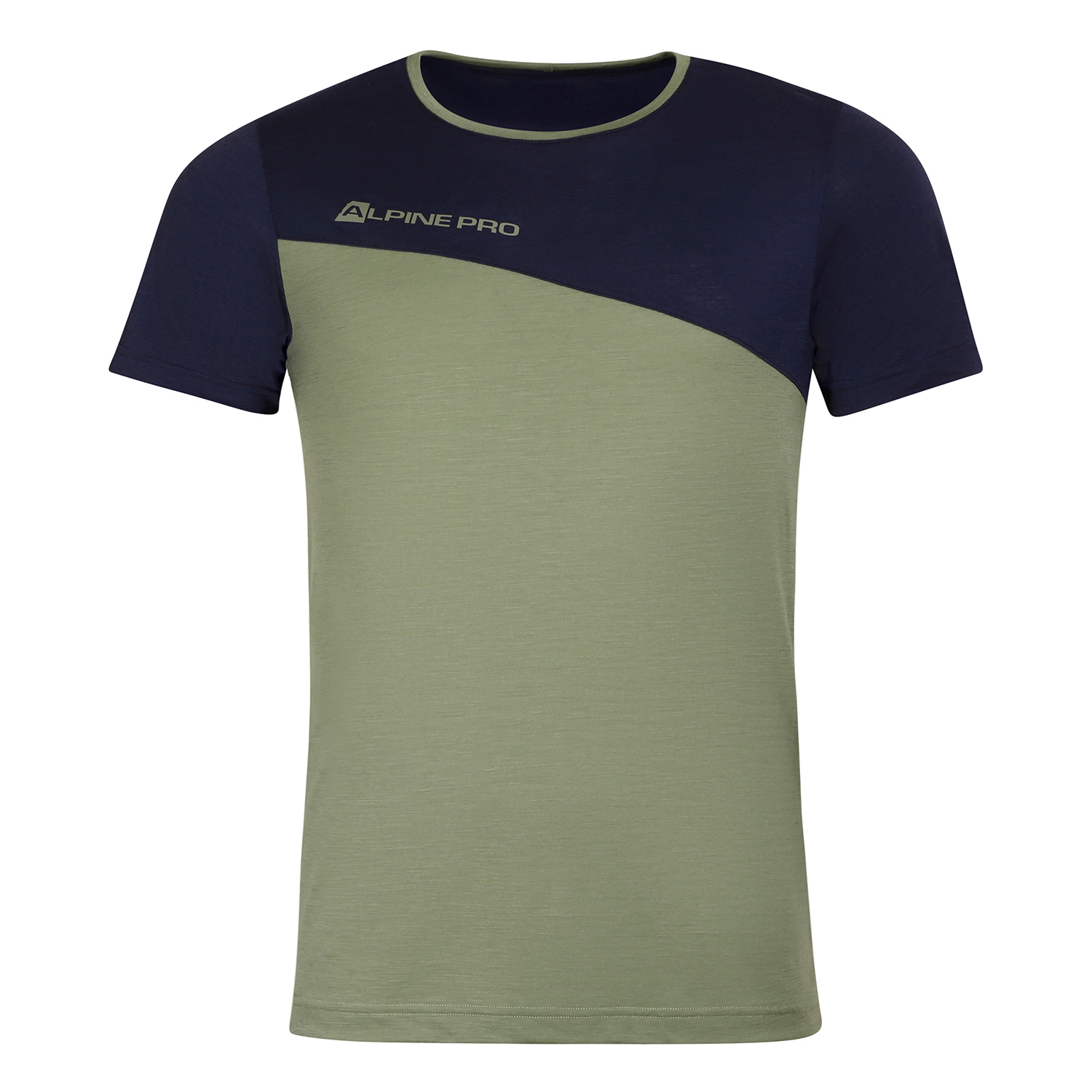 Men's Merino Wool T-shirt ALPINE PRO ERIZ Olivine