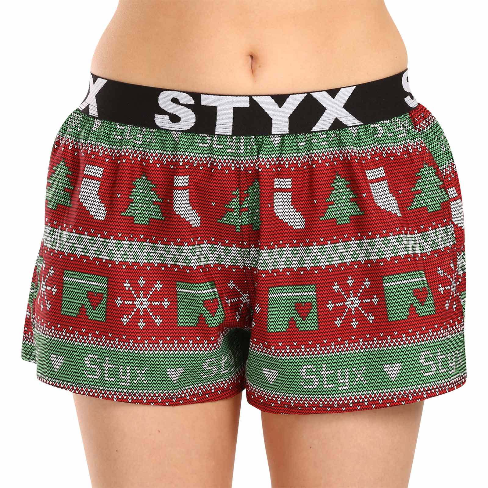 Women's Briefs Styx Art Sports Rubber Christmas Knitted