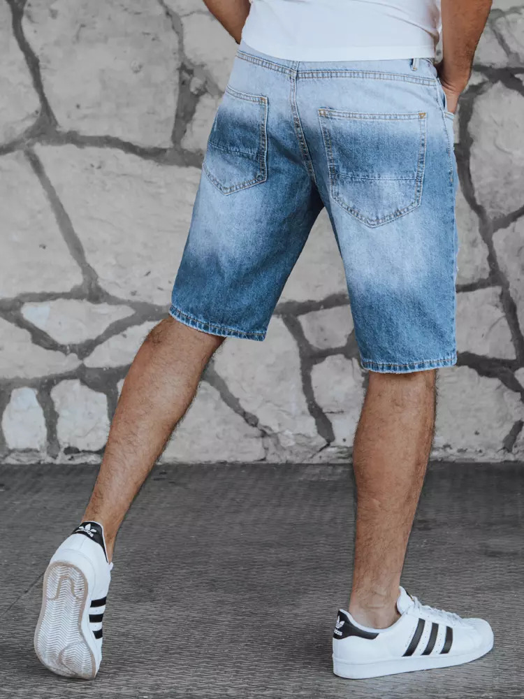 Spodenki męskie jeansowe niebieskie Dstreet