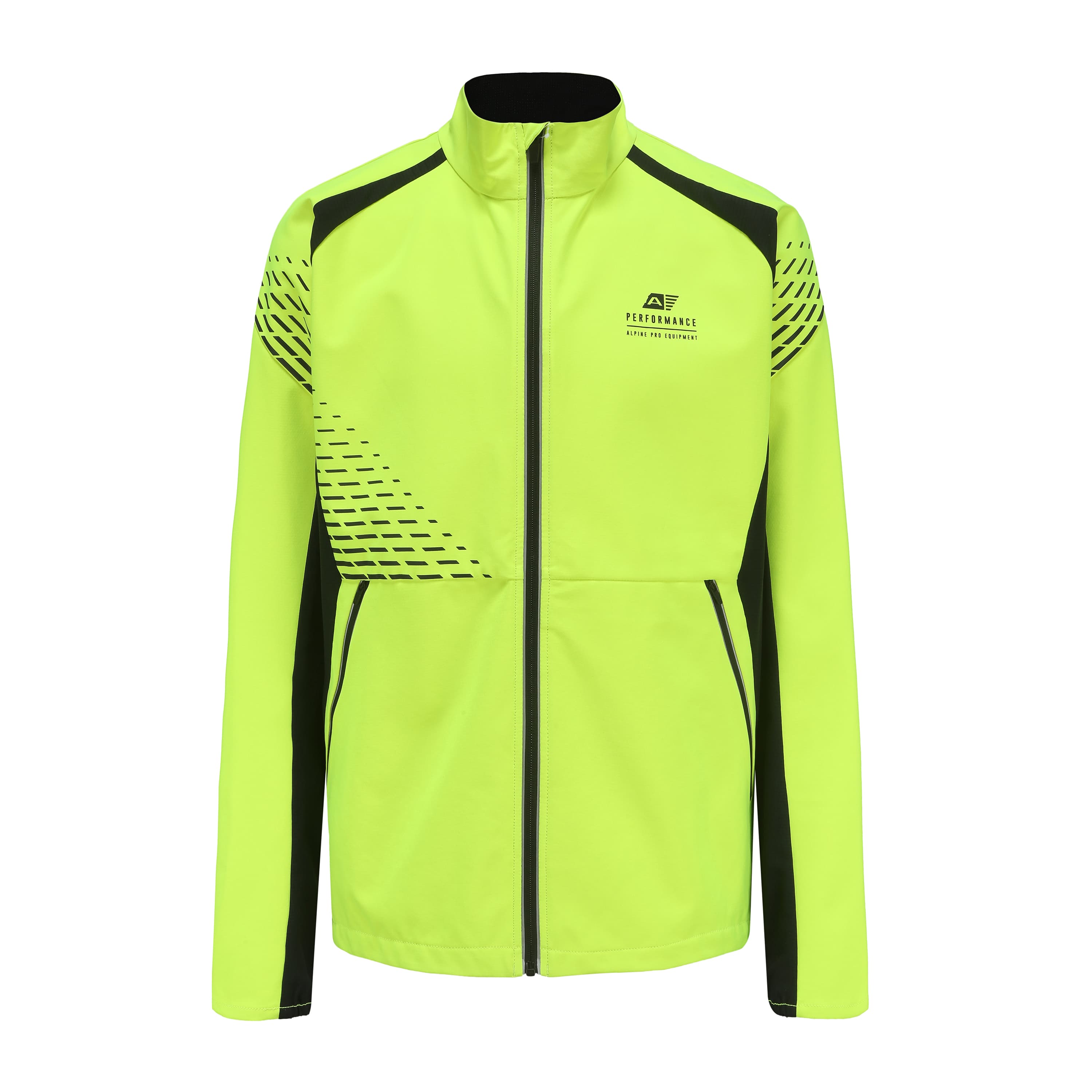 Men's Softshell Jacket ALPINE PRO GESSEC Neon Safety Yellow