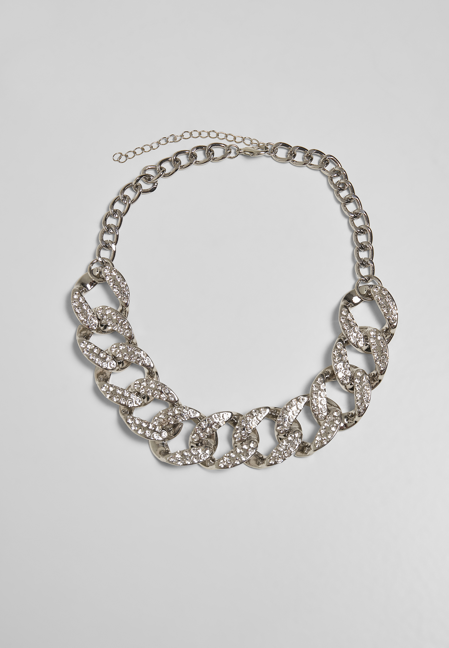 Statement necklace - silver color